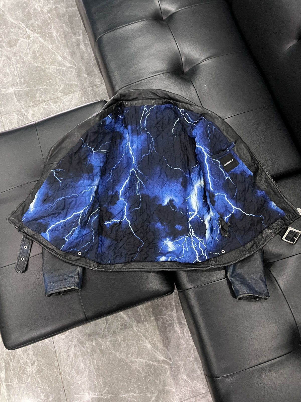 PHENOMENON Phenomenon AW11 Lightning Lining Rider Jacket Size US XXS / EU 40 - 10 Thumbnail
