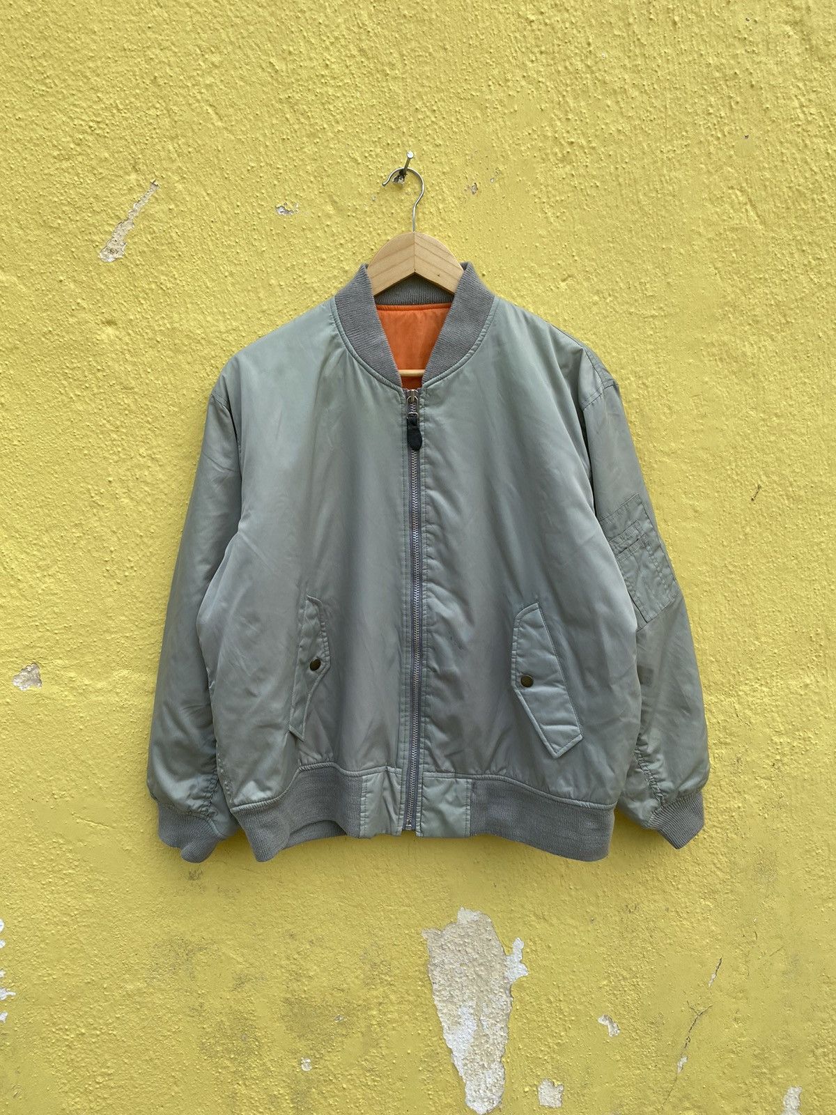 Vintage Vintage MA-1 usaf flight bomber jacket Size US L / EU 52-54 / 3 - 8 Thumbnail