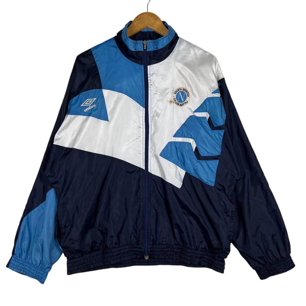 Umbro Vintage 91-93 Umbro Napoli light Jacket Size US L / EU 52-54 / 3 - 1 Thumbnail
