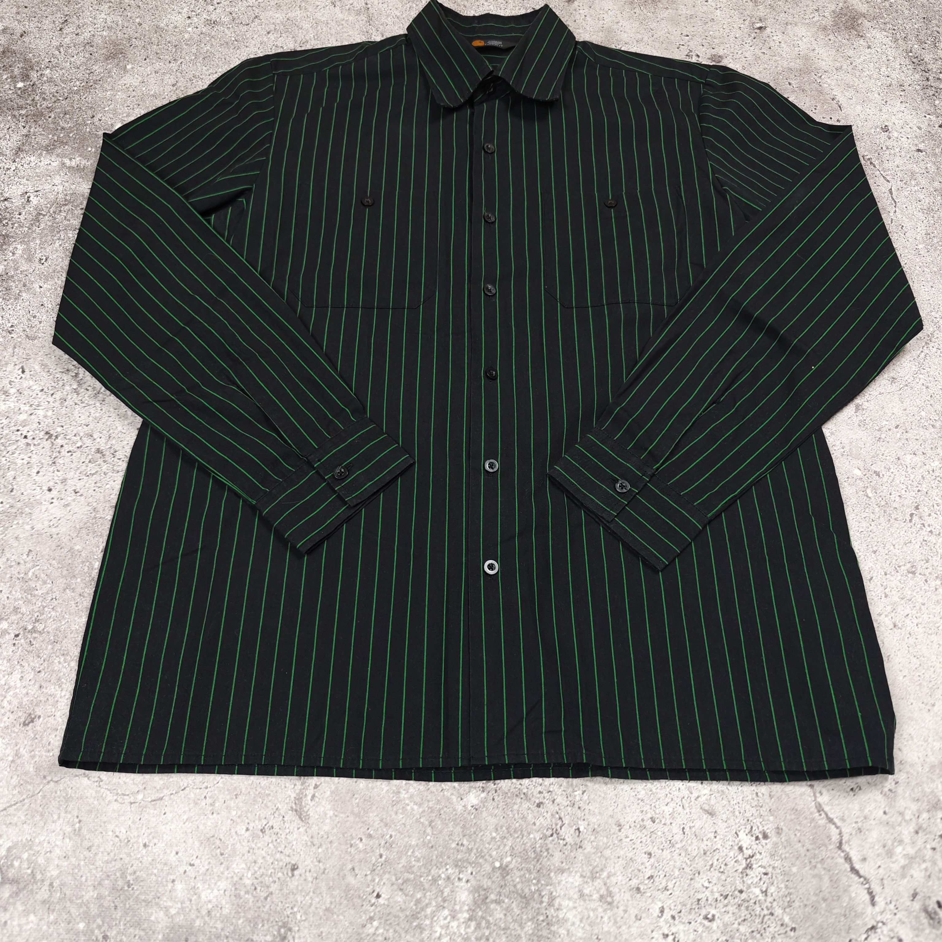 Carhartt Carhartt Delivery Shirt Striped Black size XL Size US XL / EU 56 / 4 - 3 Thumbnail