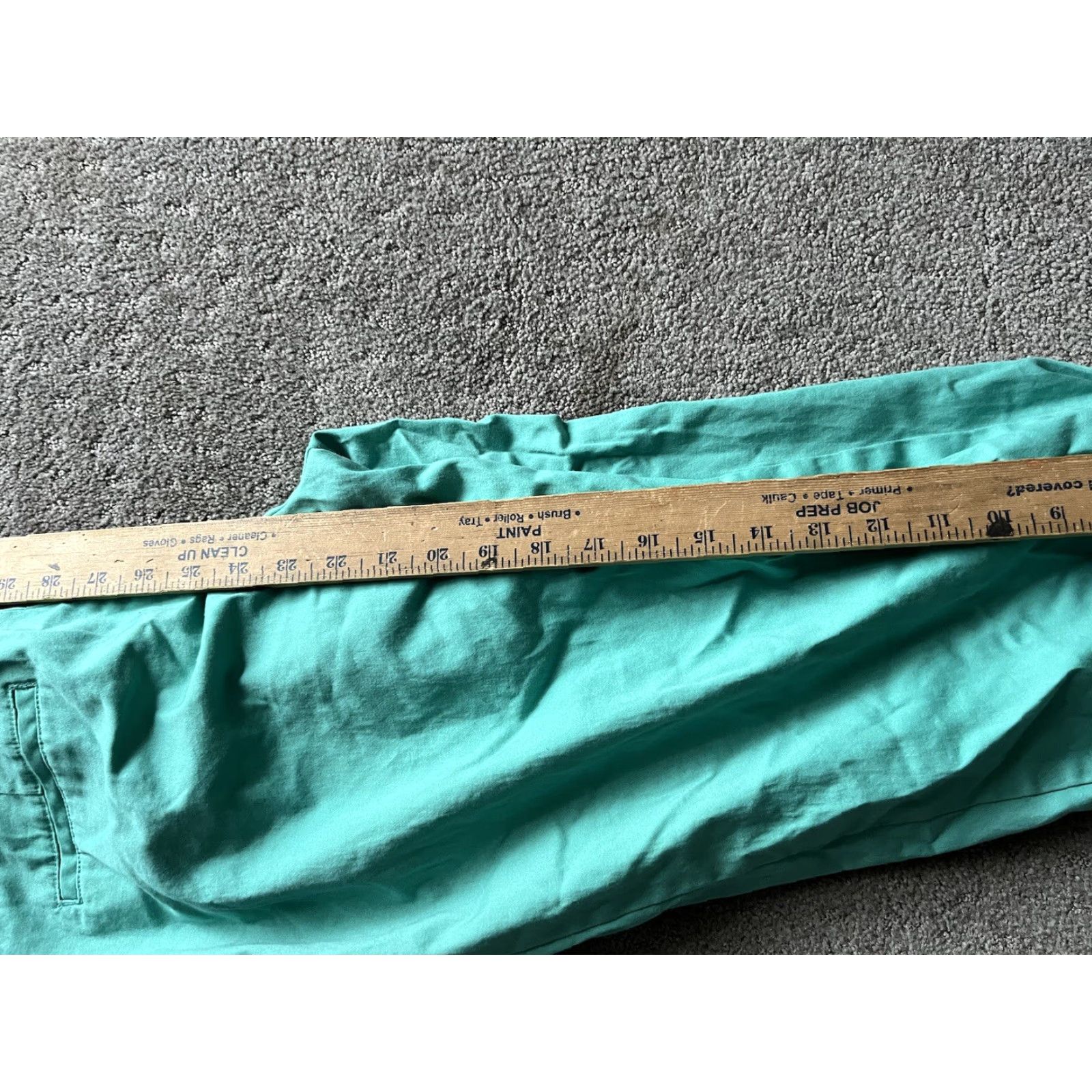 Vintage Metaphor Women Capri Pants 8 Green Slim Cotton Spandex Missy For Size 30" / US 8 / IT 44 - 5 Thumbnail