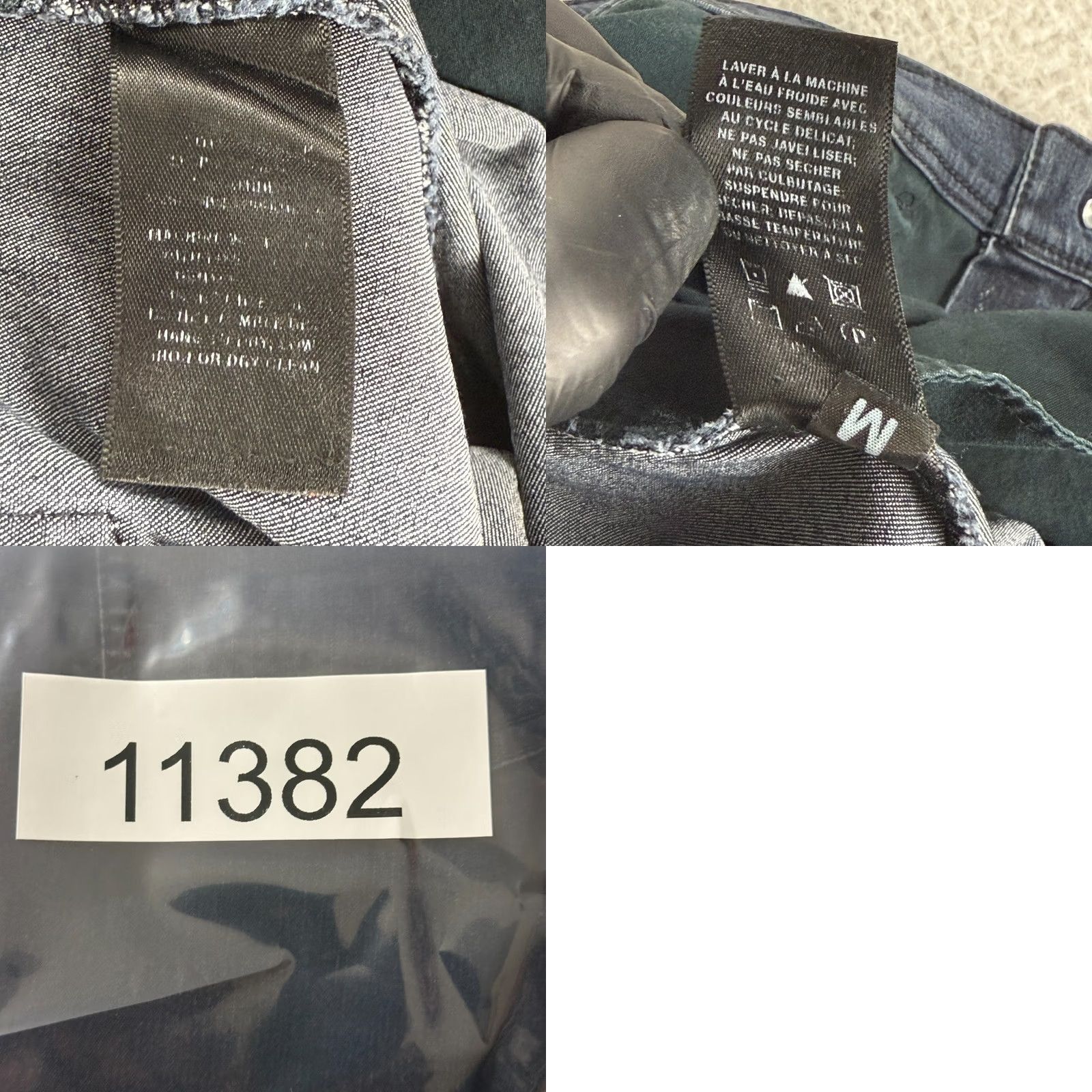Denime Lafayette 148 New York Jeans Womens Size 8 Blue Denim Cropped Mid-Rise Wide Cuff Casual Regular Inseam 23.5" Pants/Jeans Womens Size 30" / US 8 / IT 44 - 10 Thumbnail