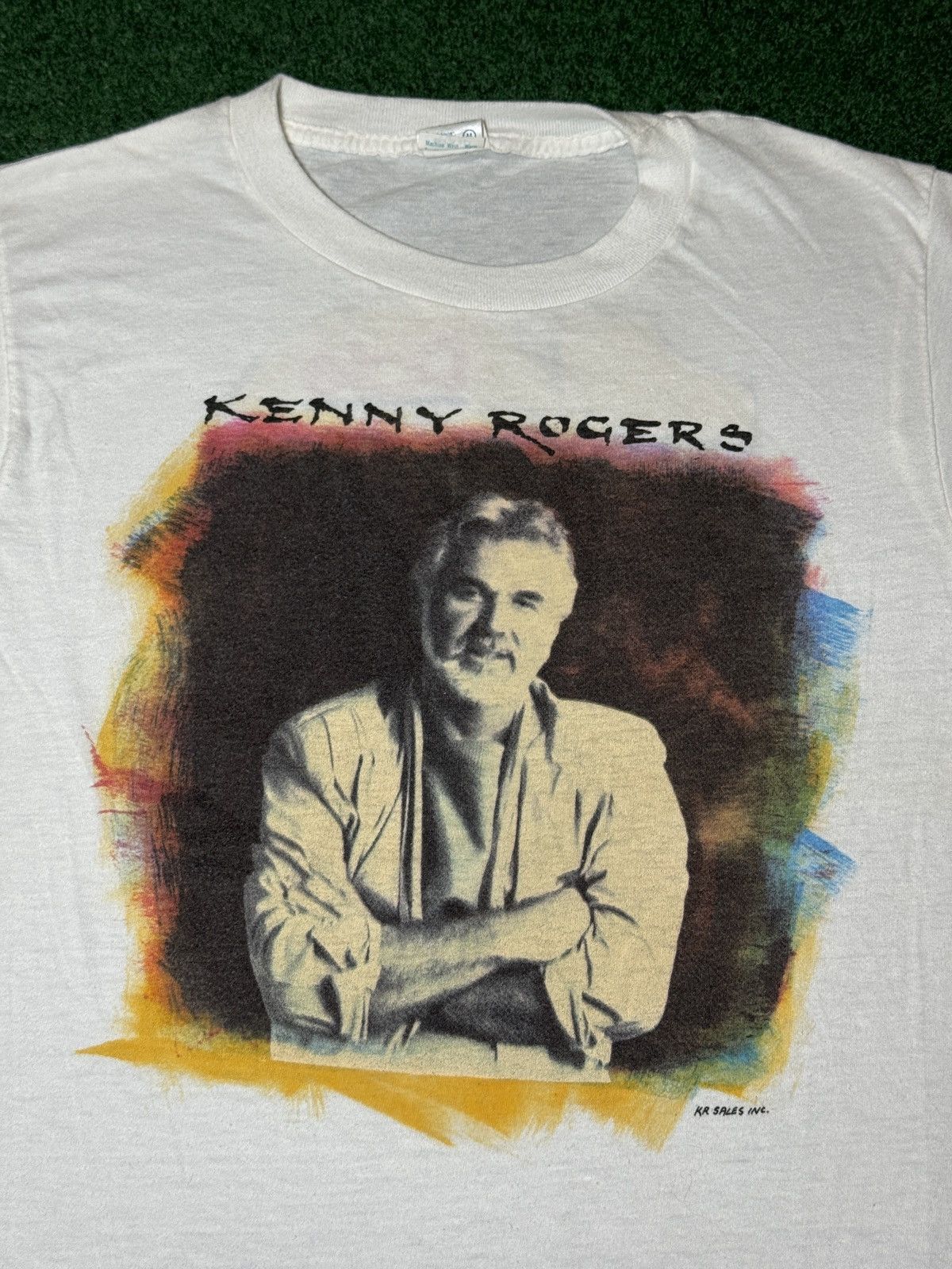 Band Tees Vtg 80s Dole Presents Kenny Rogers 10th Anniversary T Shirt Size US M / EU 48-50 / 2 - 2 Thumbnail