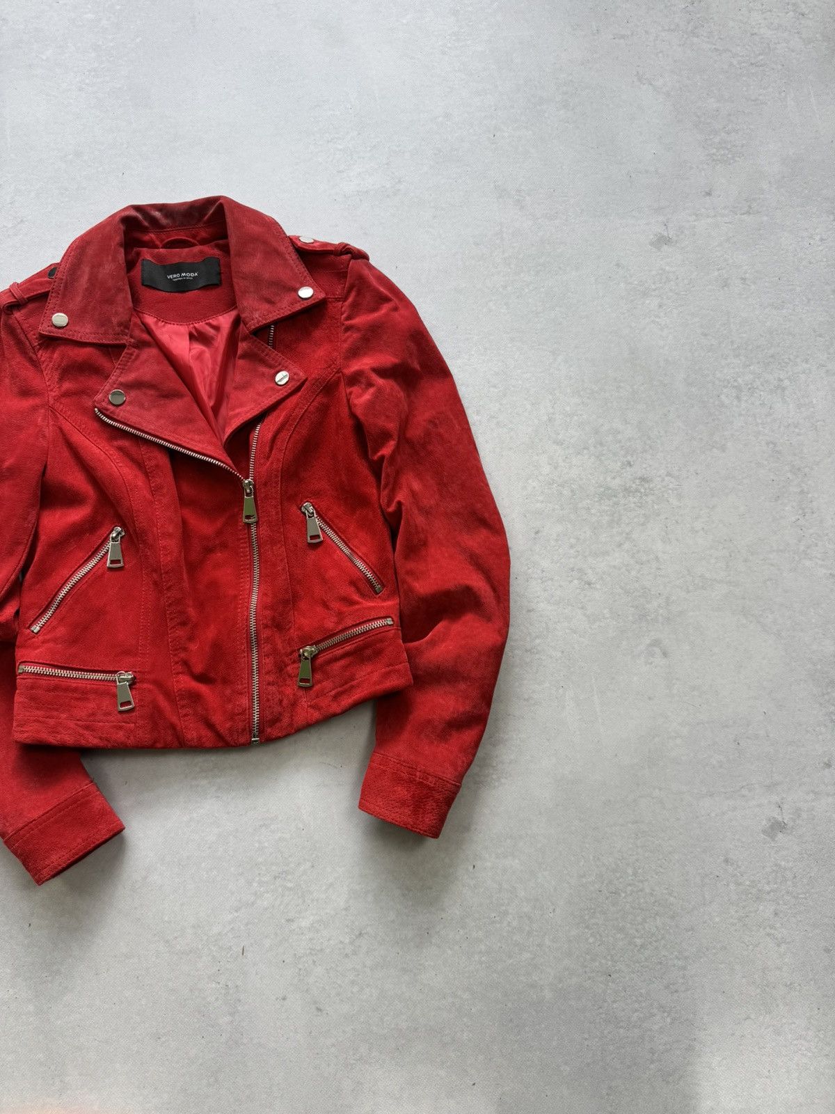 Vintage Vintage Y2k Archive Avant Garde Leather Cropped Jacket Size S / US 4 / IT 40 - 3 Thumbnail