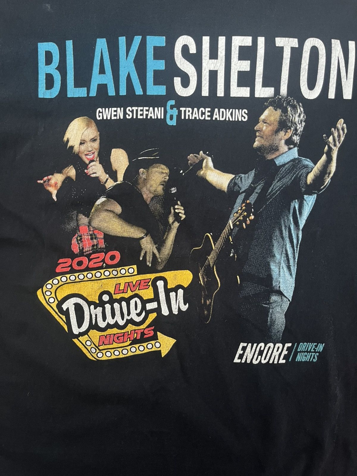 Band Tees × Fruit Of The Loom Blake Shelton Encore Drive-In Nights Fruit Of The Loom Size Size US L / EU 52-54 / 3 - 6 Thumbnail