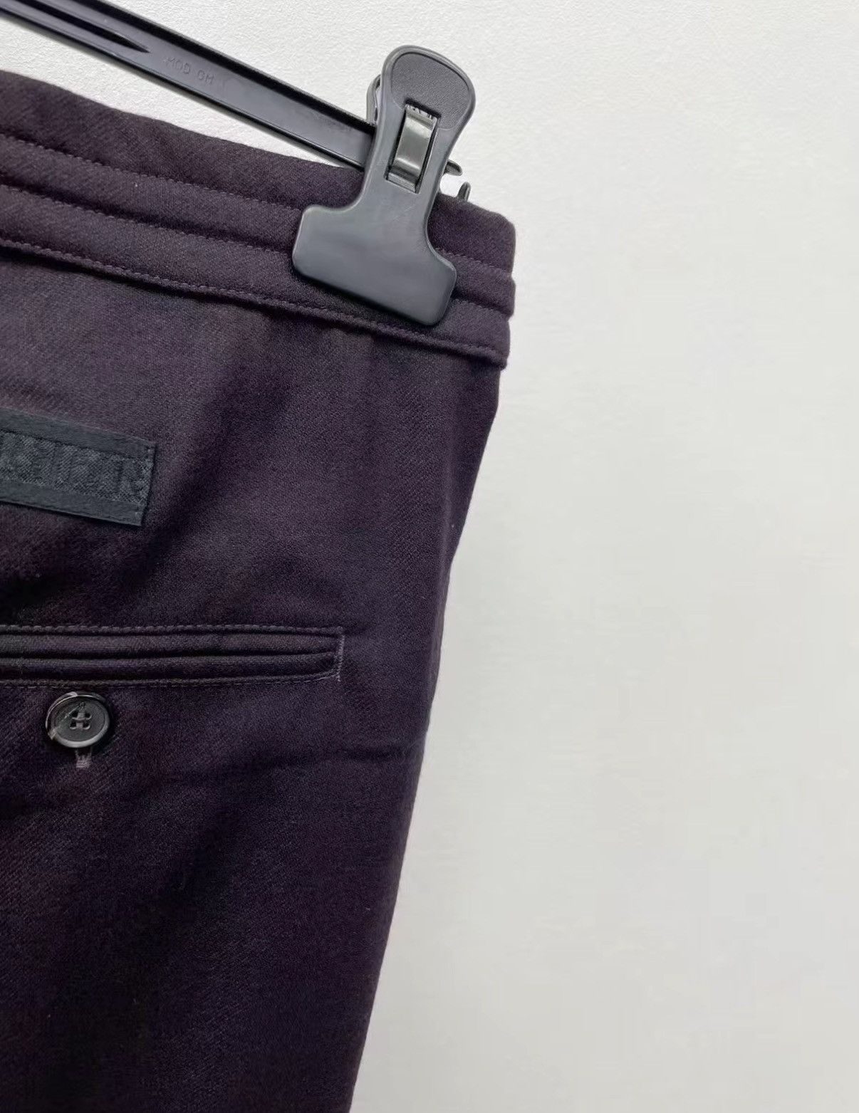 John Richmond Richmond 95% Wool Stretch Drawstring Casual Pants J30 Size US 34 / EU 50 - 6 Thumbnail