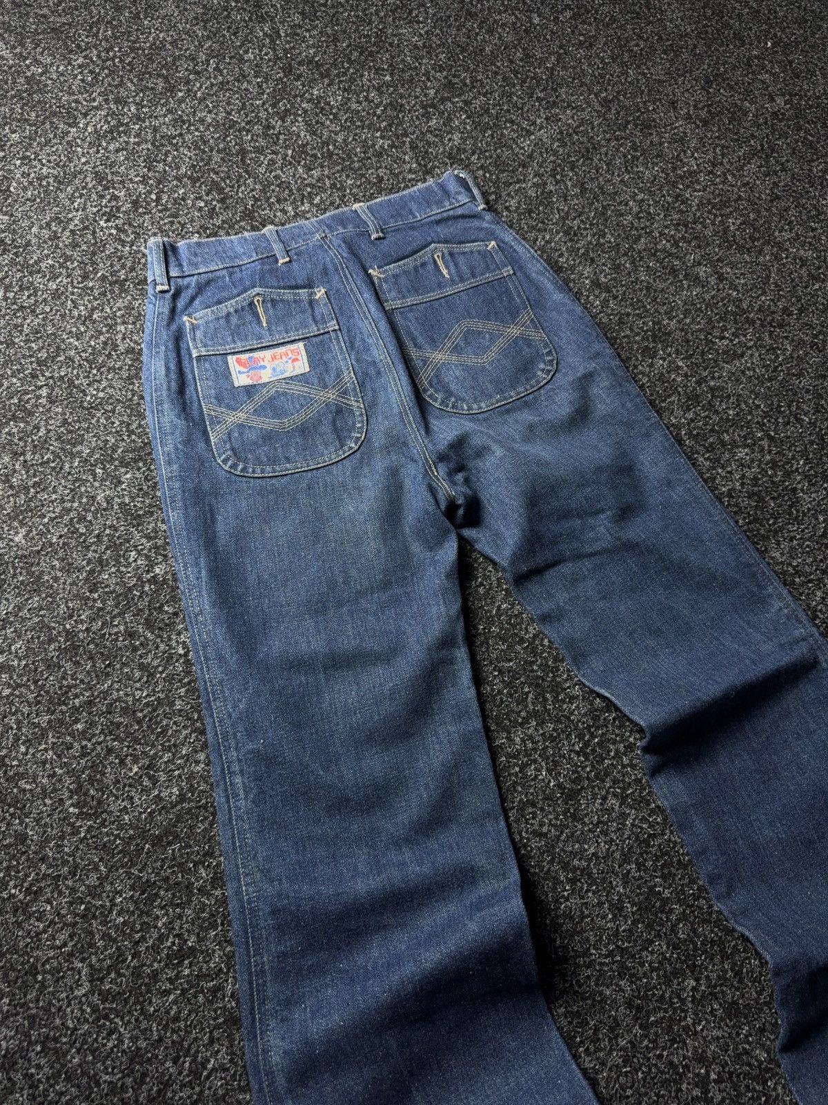 Japanese Brand RARE Japanese 70s Play Jeans Cowboy Flare Denim Vntg Japan Size 26" / US 2 / IT 38 - 15 Thumbnail