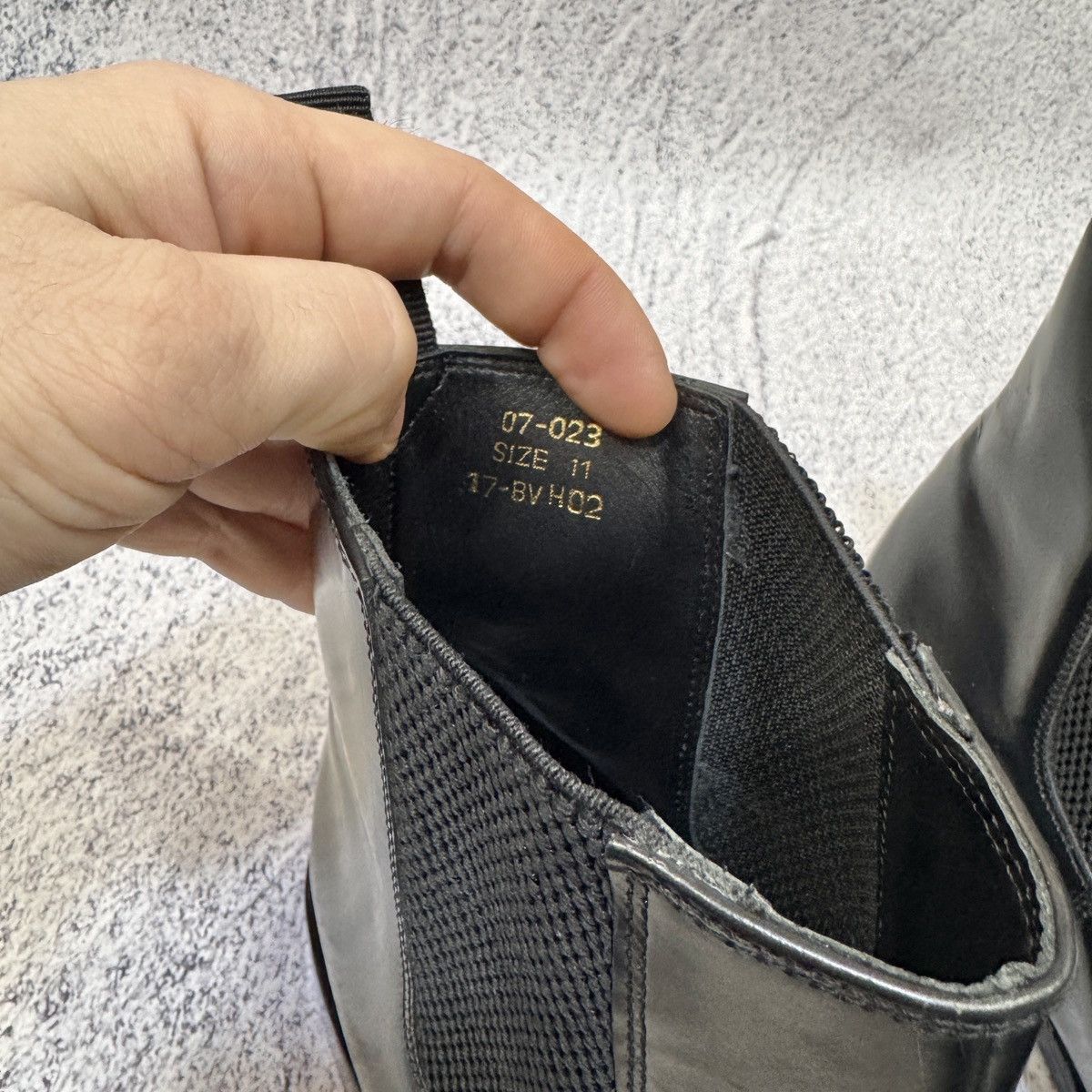 Handmade Samuel Windsor Black Welted Chelsea Boots UK11 US12 EU45 Size US 12 / EU 45 - 14 Thumbnail