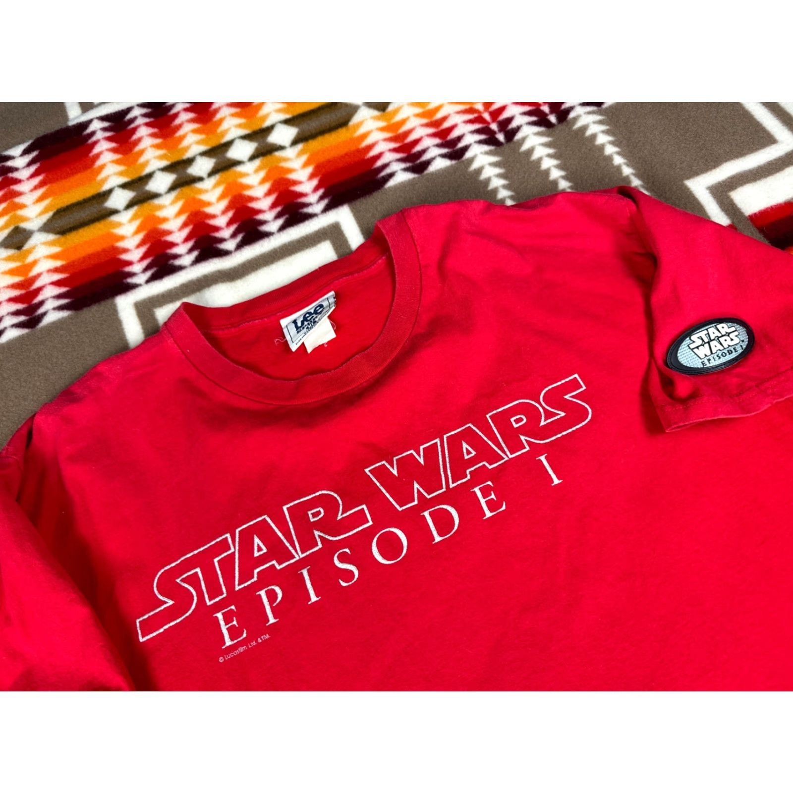 Lee VINTAGE Star Wars Episode 1 1999 Lee Mens Crewneck Promo T Shirt XL Made In USA Red Mens Version? Size US XL / EU 56 / 4 - 2 Thumbnail