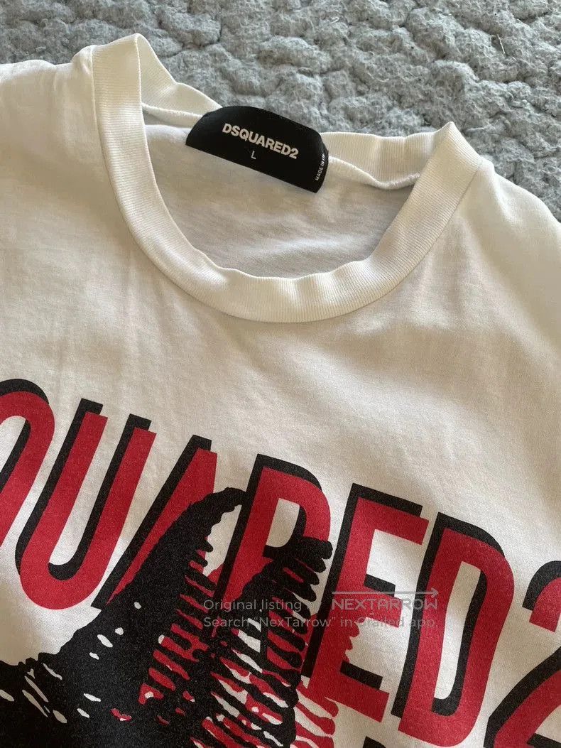Dsquared2 DSquared2 White Doberman Graphic T. Size US L / EU 52-54 / 3 - 2 Thumbnail