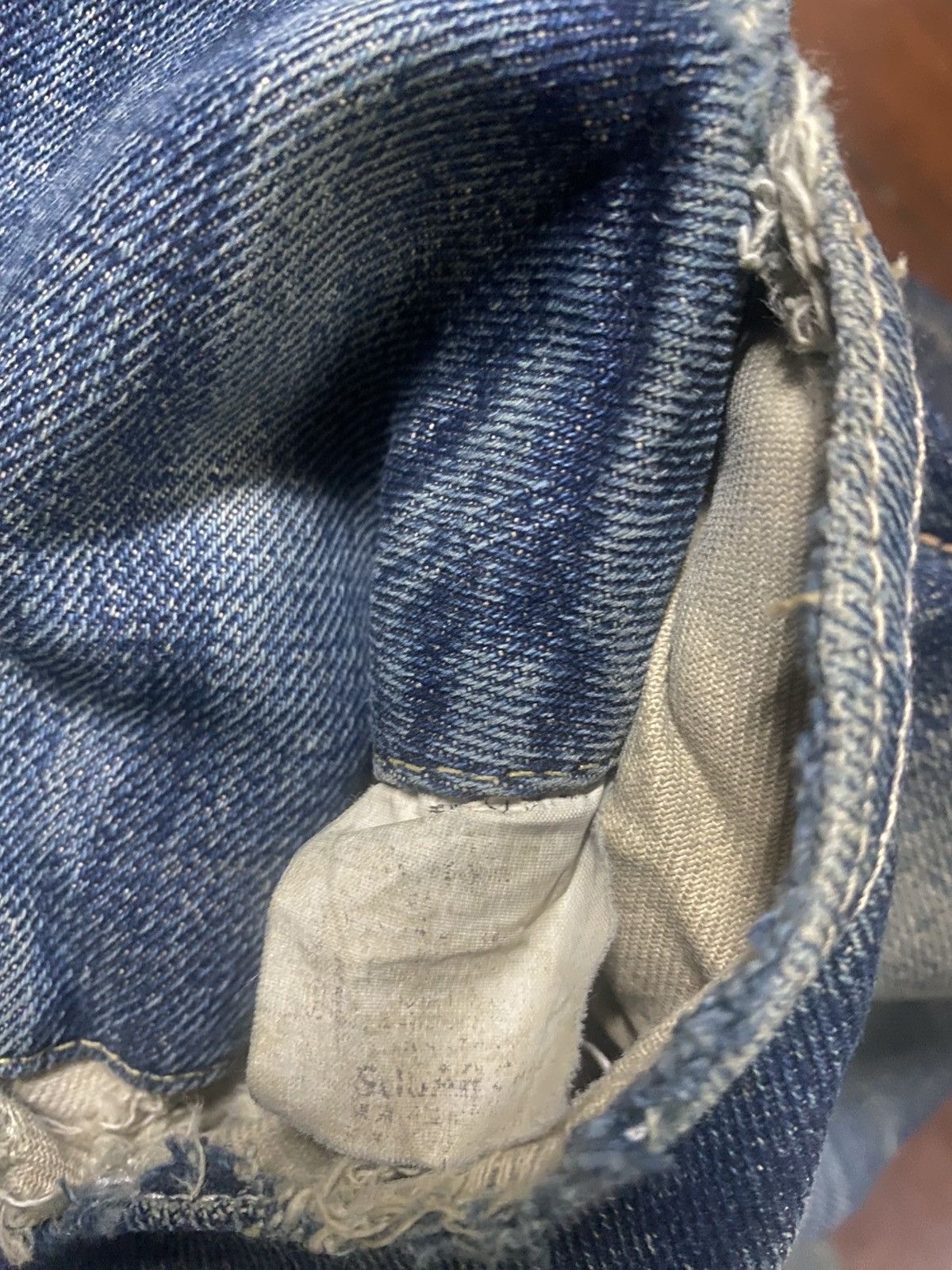 Sugar Cane Vintage Sugar cane 1947 distressed mud wash rusty jeans Size US 31 - 24 Thumbnail