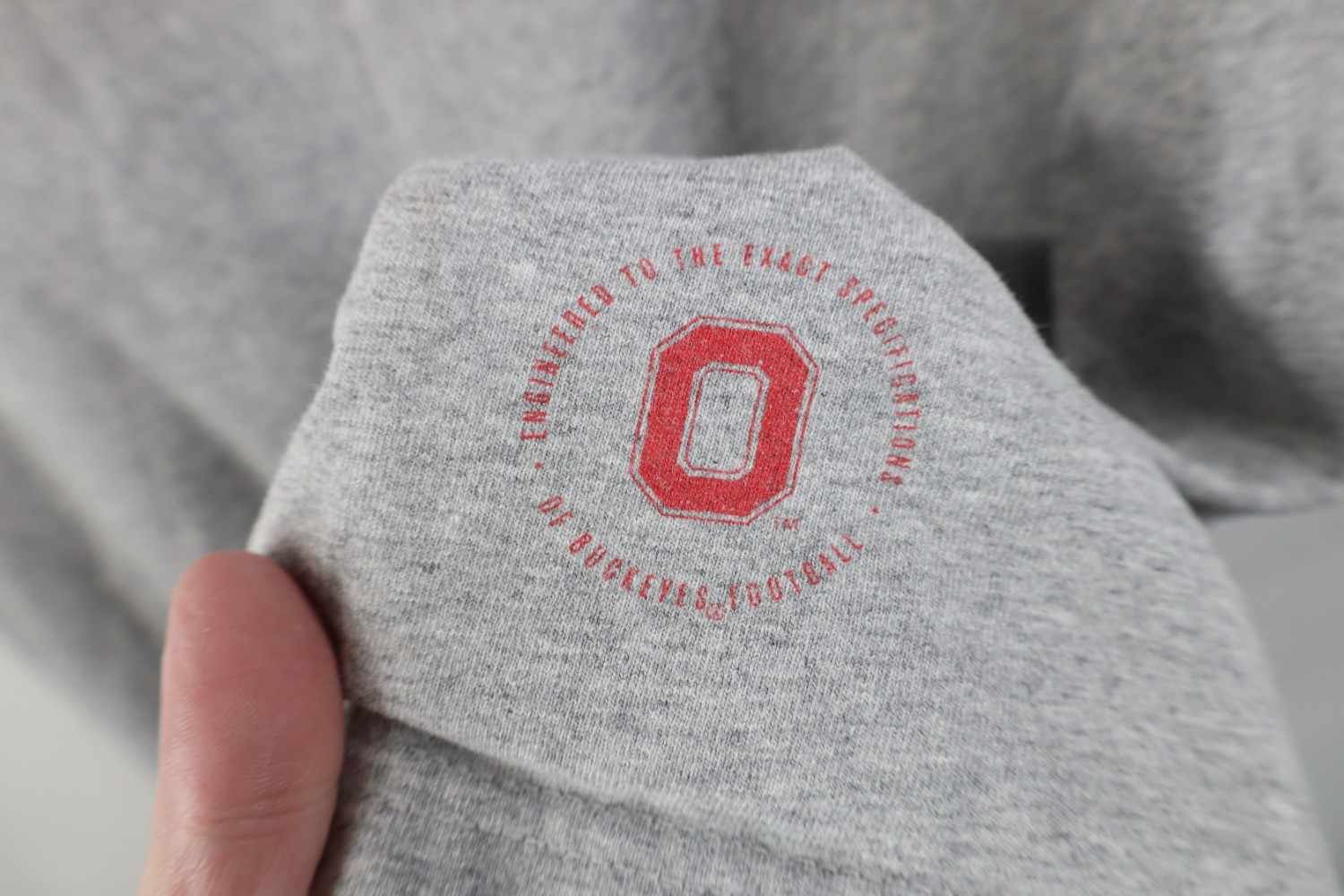 Nike Vintage 90s Nike Ohio State University Football T-Shirt Gray Size US XXL / EU 58 / 5 - 4 Thumbnail