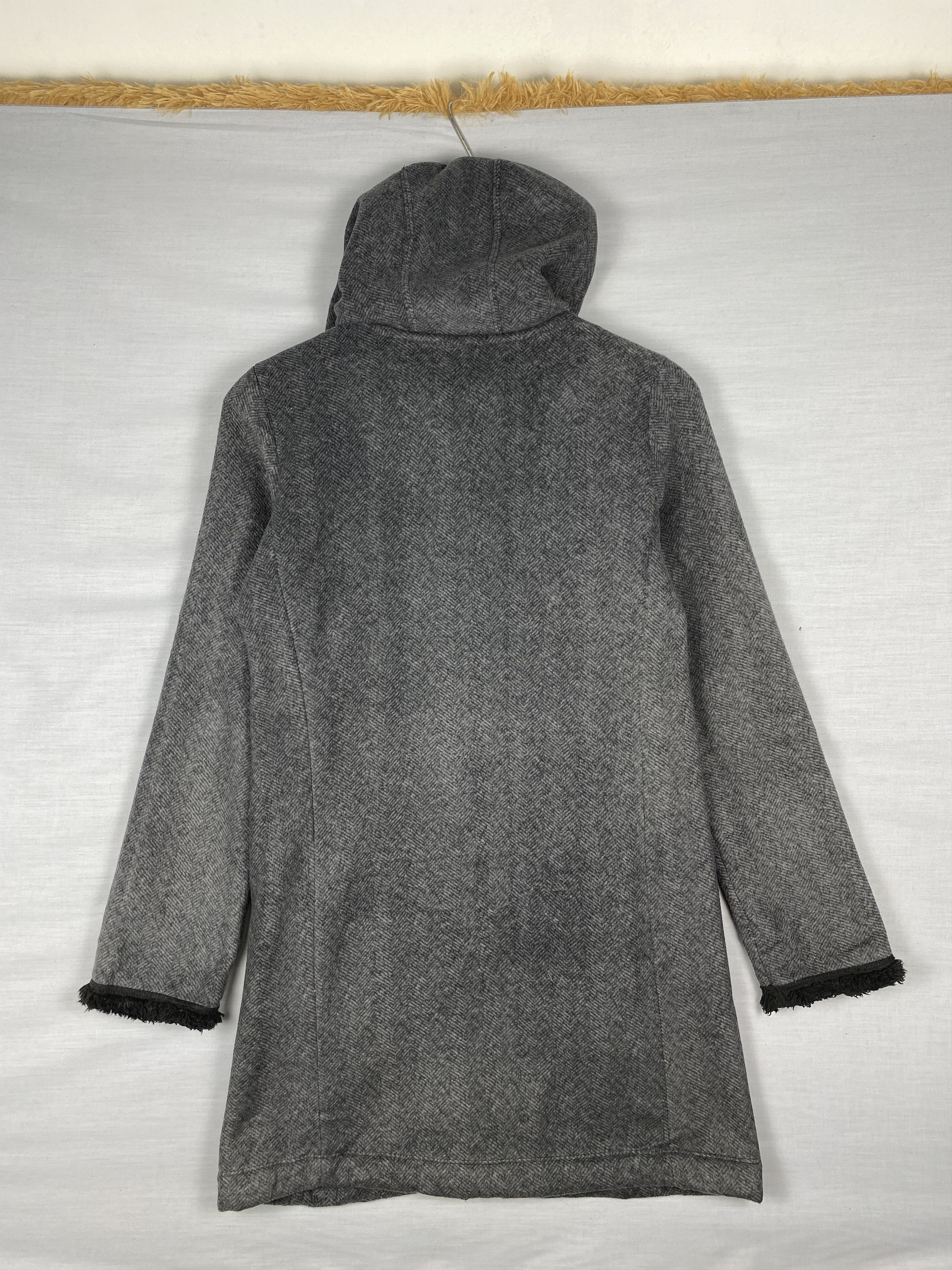 Uniqlo Vintage UNIQLO Hooded Sherpa Lining Wool-Blend Coat Size US M / EU 48-50 / 2 - 3 Thumbnail