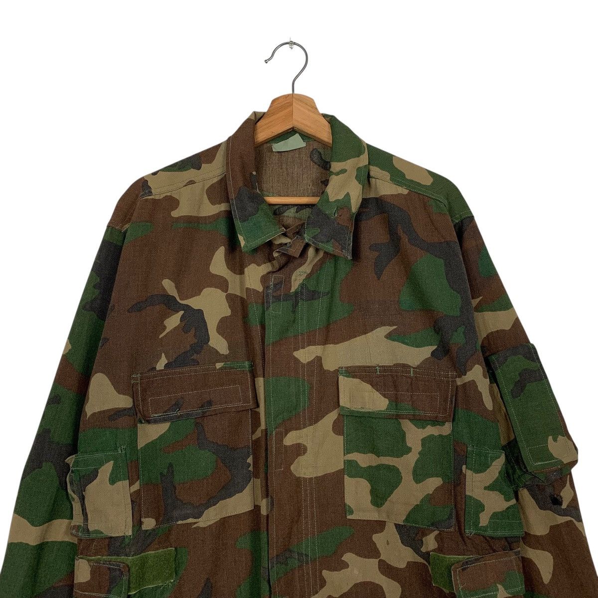 Vintage Vintage US Military Combat Camouflage Jacket Size US L / EU 52-54 / 3 - 2 Thumbnail