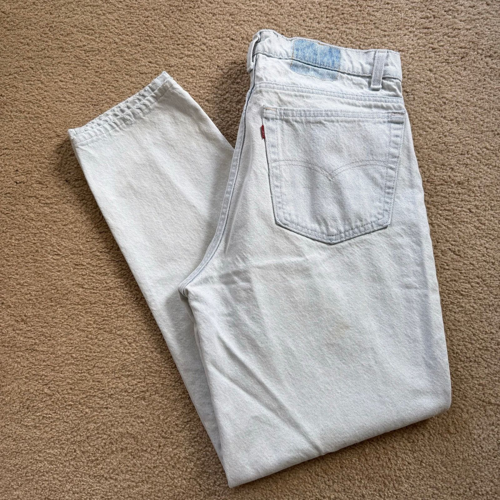 Levi's vtg Levi’s 550 Lightwash Relaxed Tapered Jeans Made In USA Size US 36 / EU 52 - 1 Thumbnail