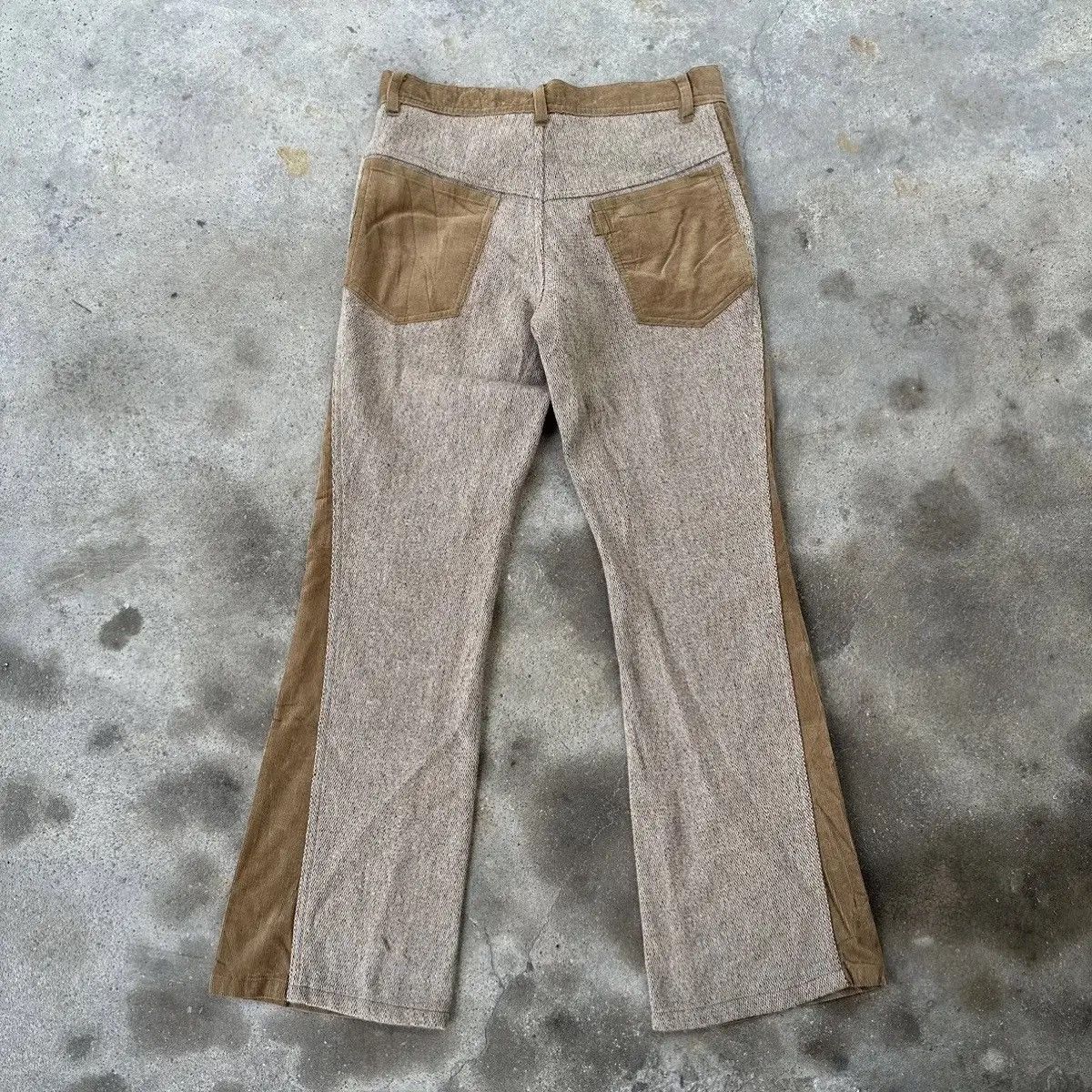 Vintage RARE!! FLARE/BOOTCUT JAPANESE VTG W31 L31 QUE CORDUROY PANTS Size US 31 - 7 Thumbnail