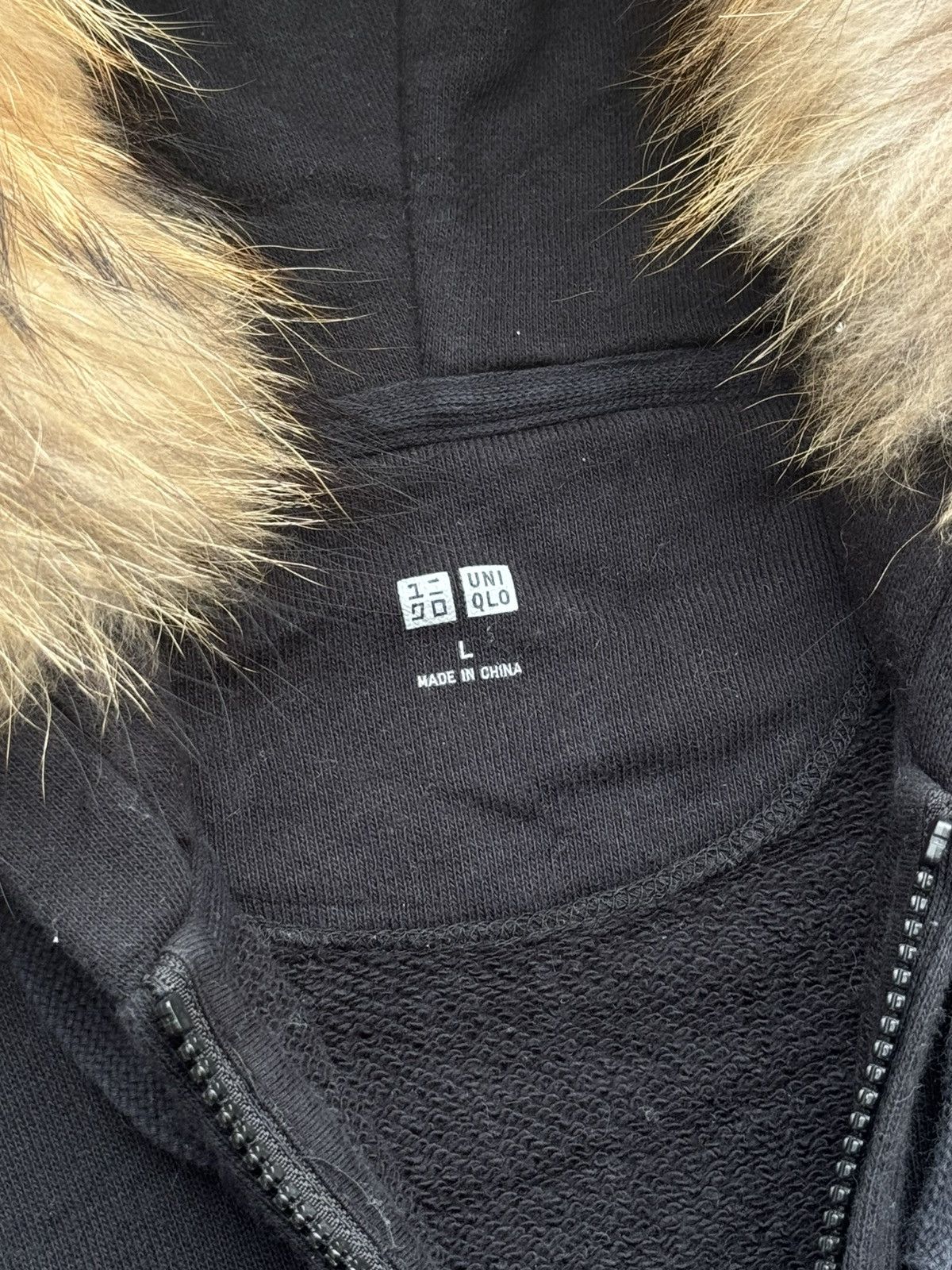 If Six Was Nine × Japanese Brand × Le Grande Bleu (L.G.B.) Furhoodie Black Uniqlo style ifsix lgb goa Size US L / EU 52-54 / 3 - 7 Thumbnail