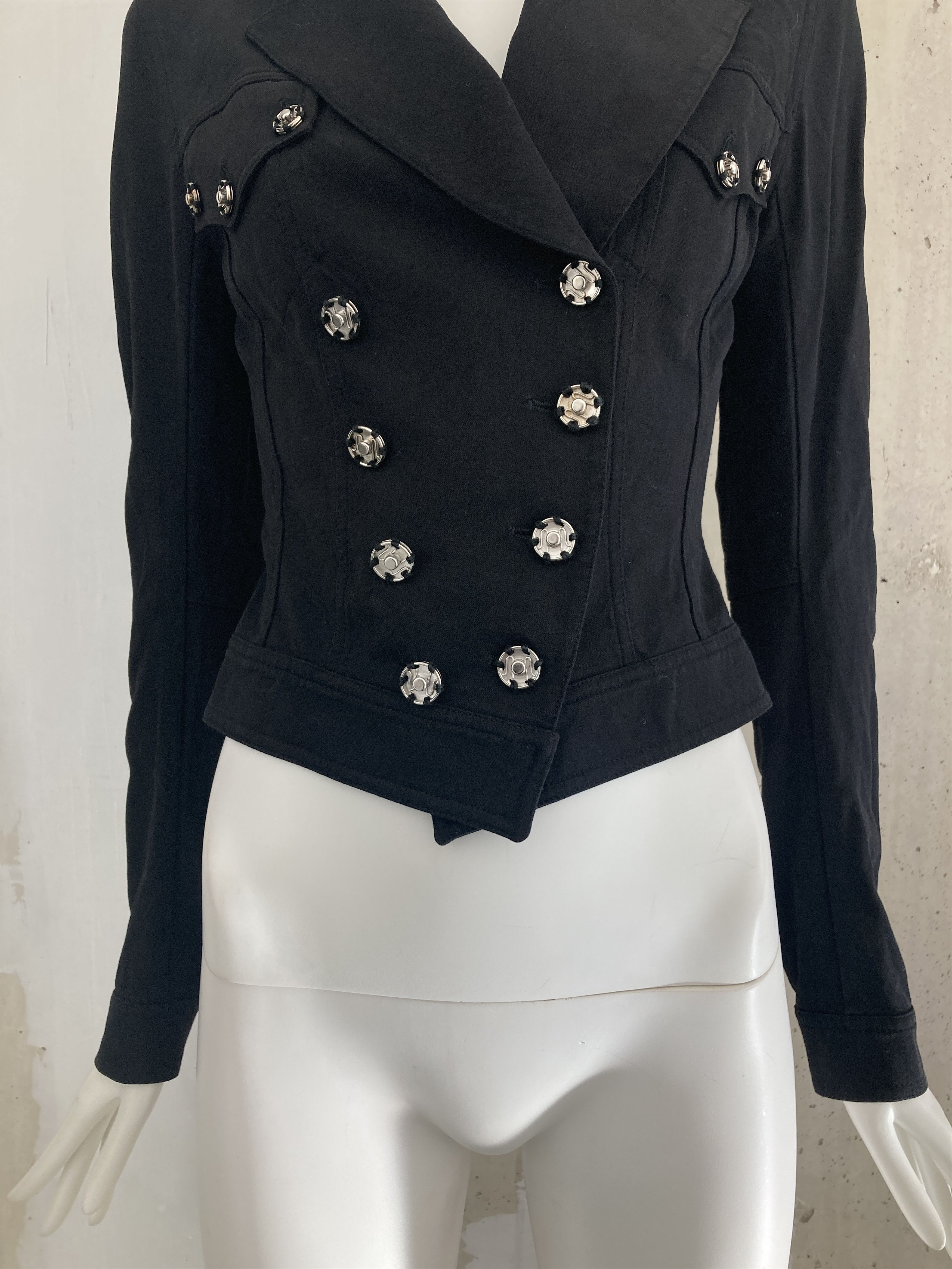 John Galliano FW2001 Archive Snap Button Jacket Size XS / US 0-2 / IT 36-38 - 5 Thumbnail