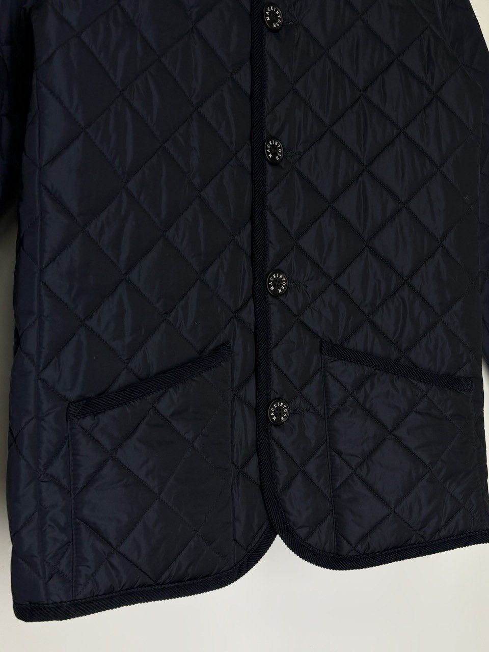 Mackintosh Vintage Mackintosh Navy Quilted Button Jacket Size US S / EU 44-46 / 1 - 4 Thumbnail