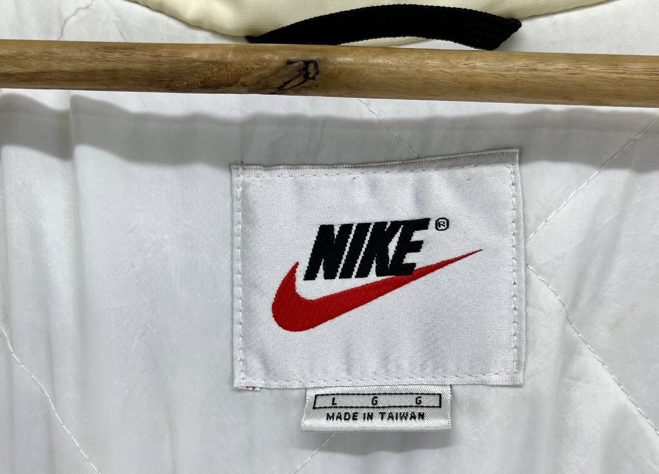 Nike × Vintage Vintage 90s Nike Spellout Jacket Size US L / EU 52-54 / 3 - 7 Thumbnail