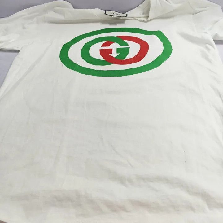 Gucci Gucci Gucci Oversized Double G Logo Short Sleeve T-Shirt - Size US L / EU 52-54 / 3 - 6 Thumbnail