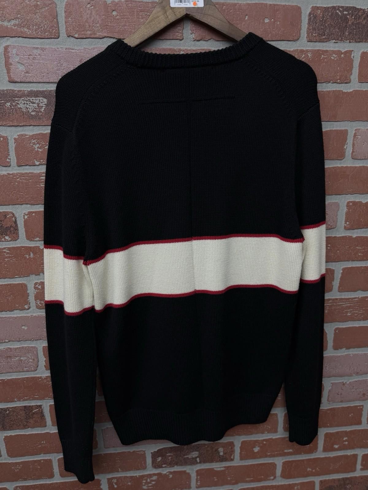Givenchy Givenchy Red White and Black Knit Sweater Size Medium Men’s Size US M / EU 48-50 / 2 - 9 Thumbnail