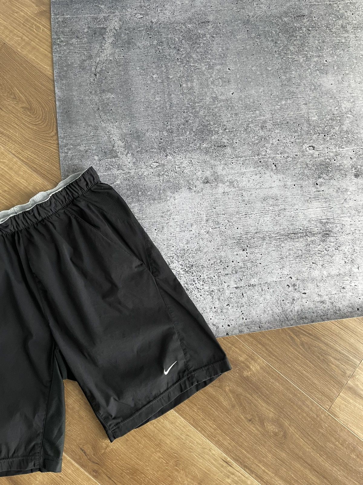 Nike Vintage Nike 90’s Y2K Style Drill Black Shorts Size US 32 / EU 48 - 2 Thumbnail
