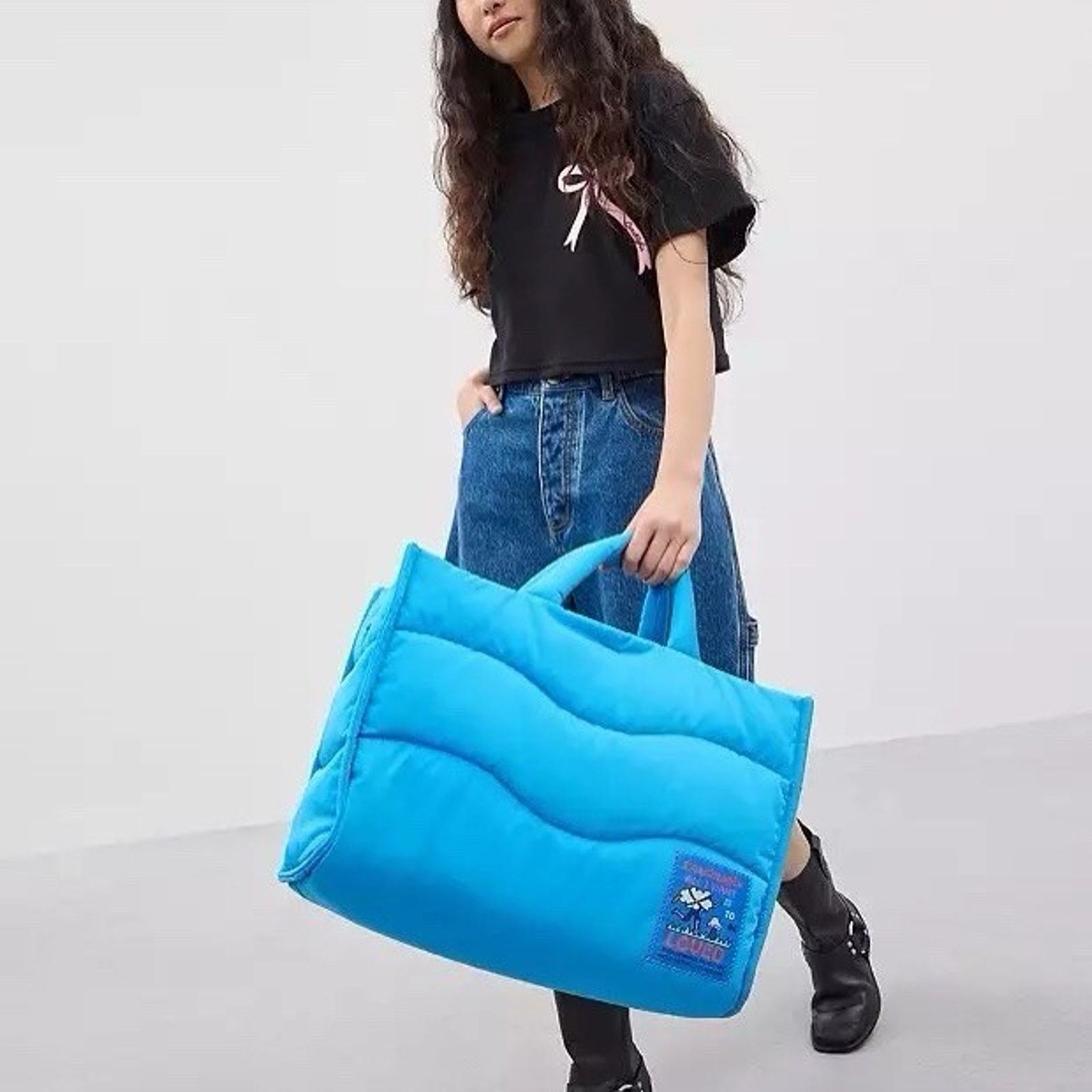 Coach NWT Coach Coachtopia Large Tote Blue Bag CQ057 Carryall Size ONE SIZE - 11 Thumbnail