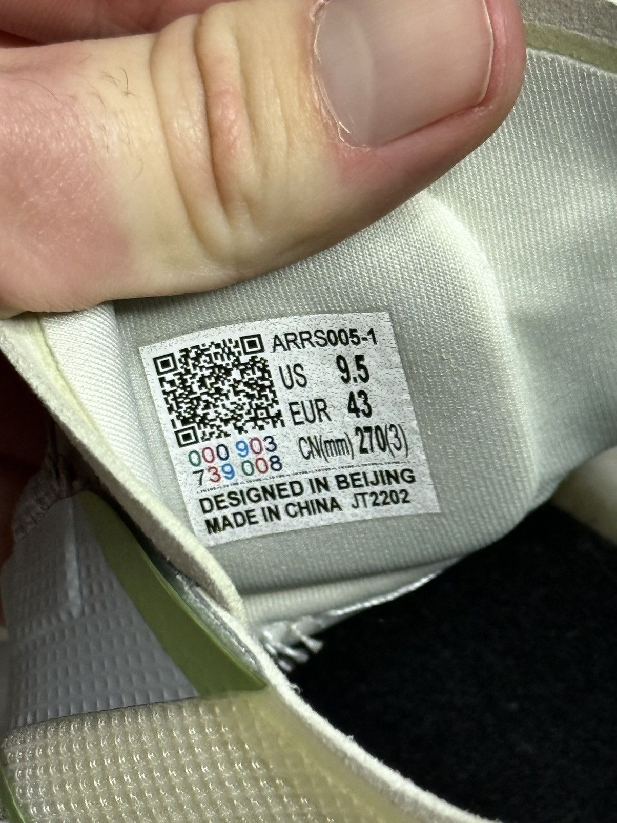 Li-Ning Li-Ning x Soulland Shadow "Snow White" Running Shoes Carbon Size US 9.5 / EU 42-43 - 13 Thumbnail