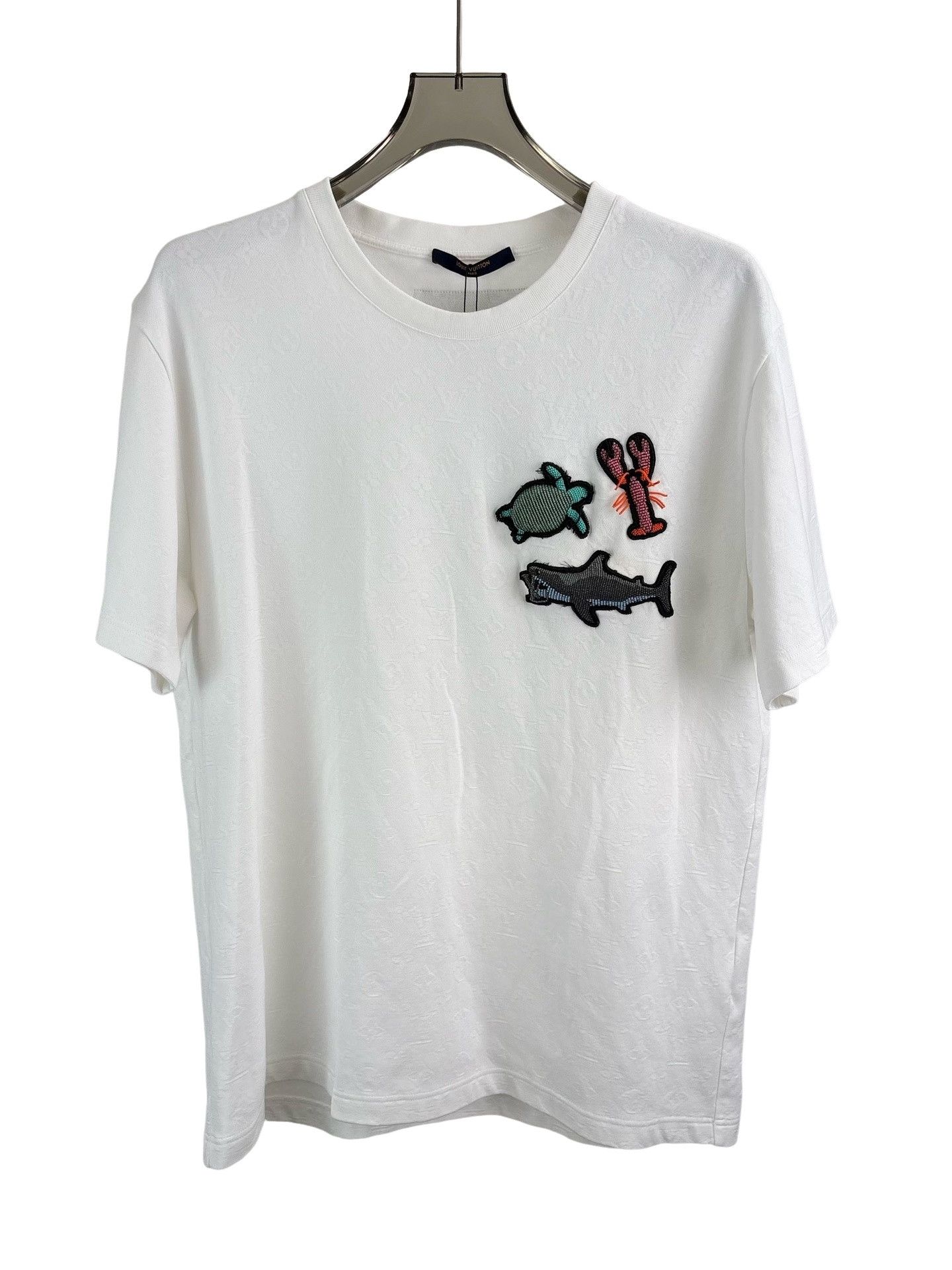 Louis Vuitton Louis Vuitton Beaded Sea Patch Monogram T-Shirt XL Size US XL / EU 56 / 4 - 1 Thumbnail