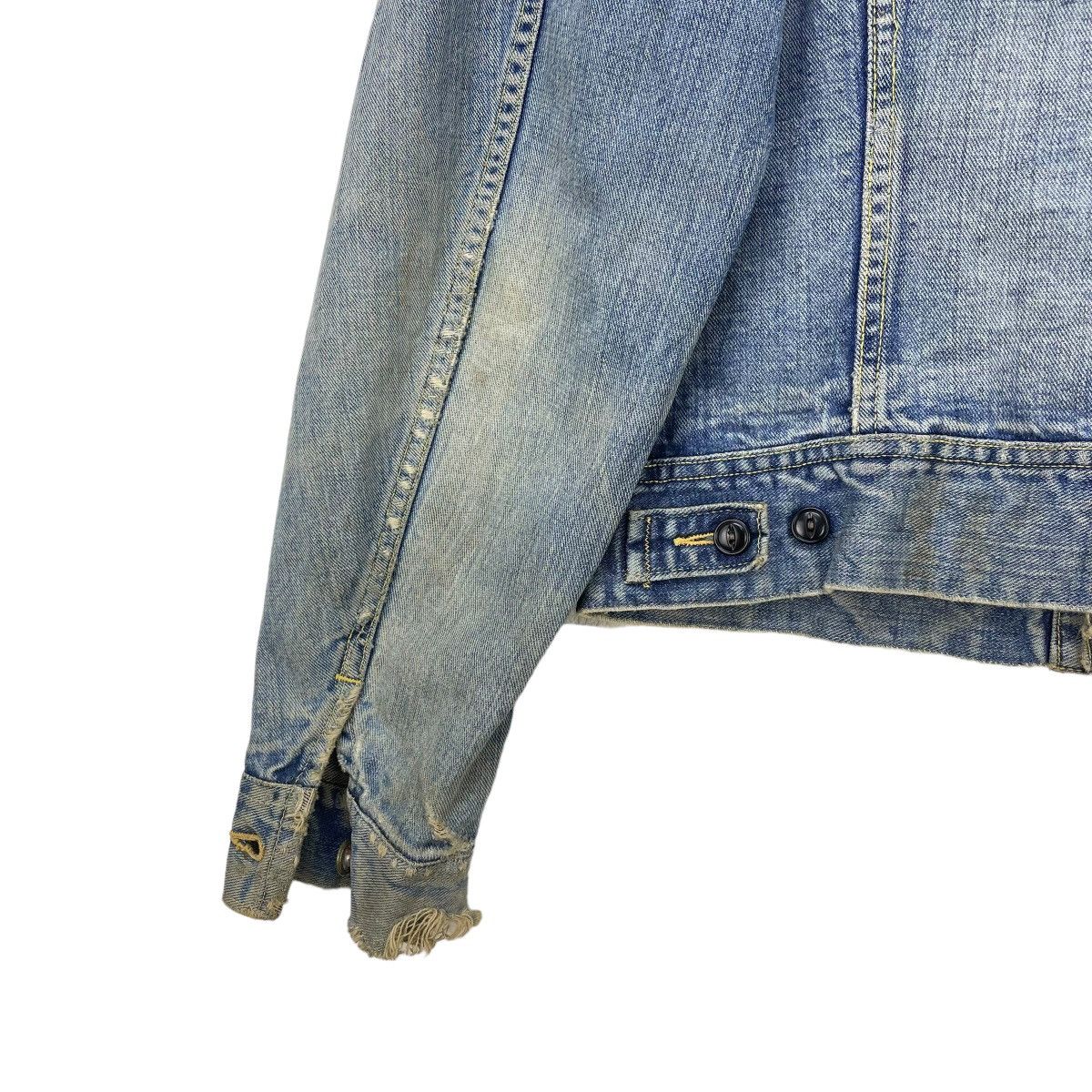 Lee 🔥Vtg 80s Distressed Lee Riders 1O1 Jacket Trucker Denim Size US M / EU 48-50 / 2 - 10 Thumbnail