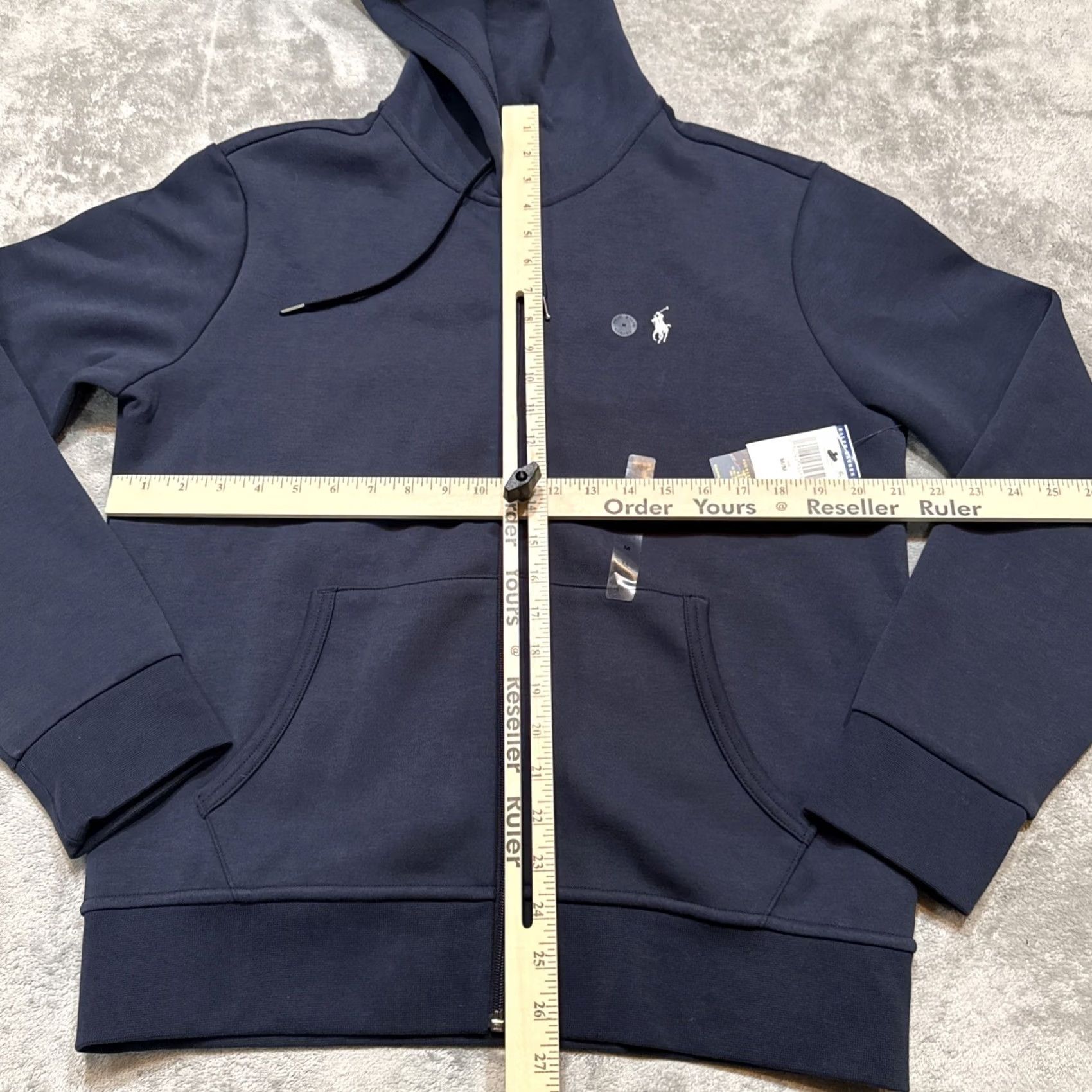 Polo Ralph Lauren Polo Ralph Lauren Hoodie Men's M Blue Double Knit Full Zip Hooded Knit Size US M / EU 48-50 / 2 - 4 Thumbnail