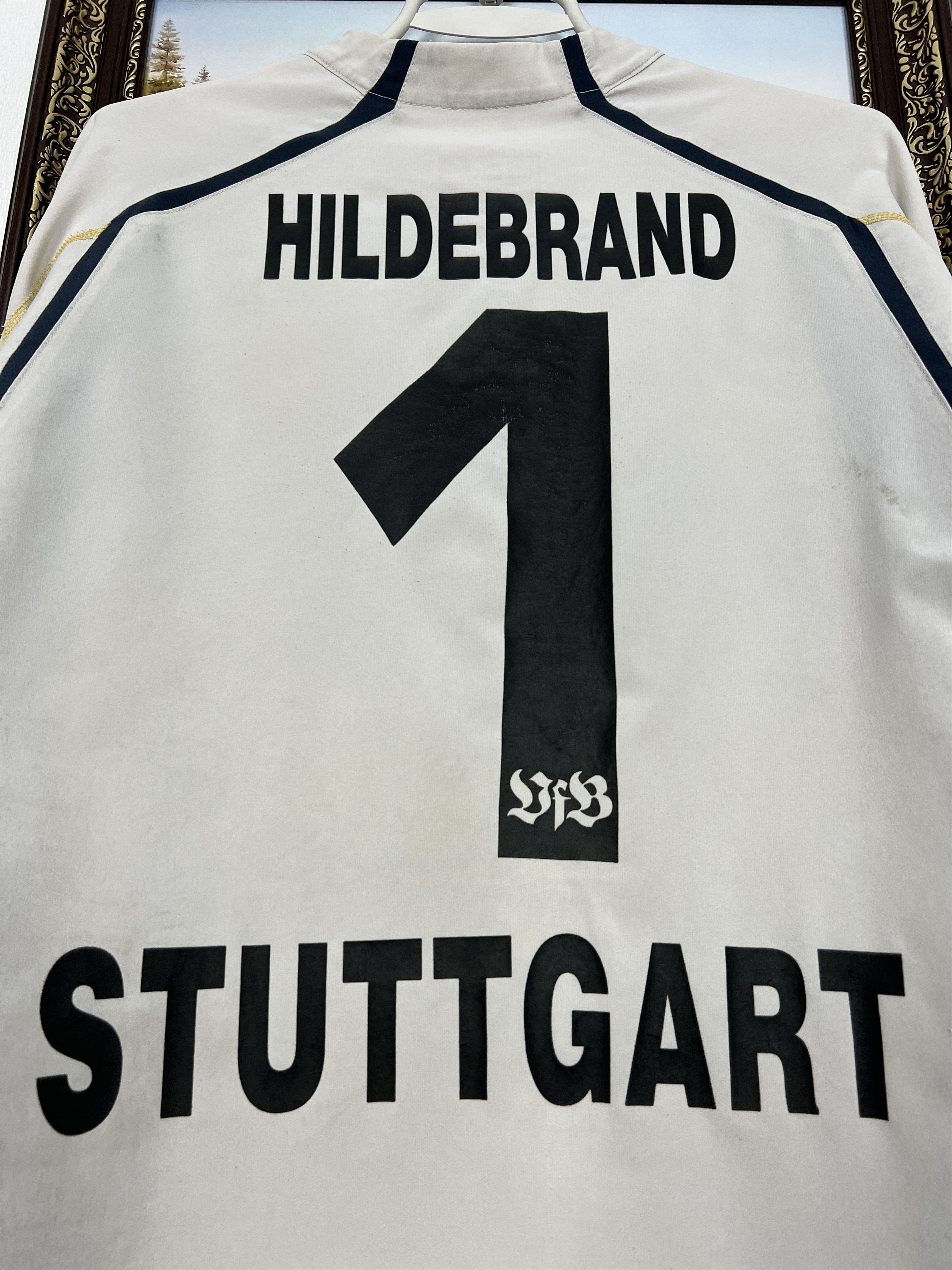 Puma Stuttgart Goalkeeper football shirt 2004 Puma #1 Hildebrand Size US L / EU 52-54 / 3 - 2 Thumbnail
