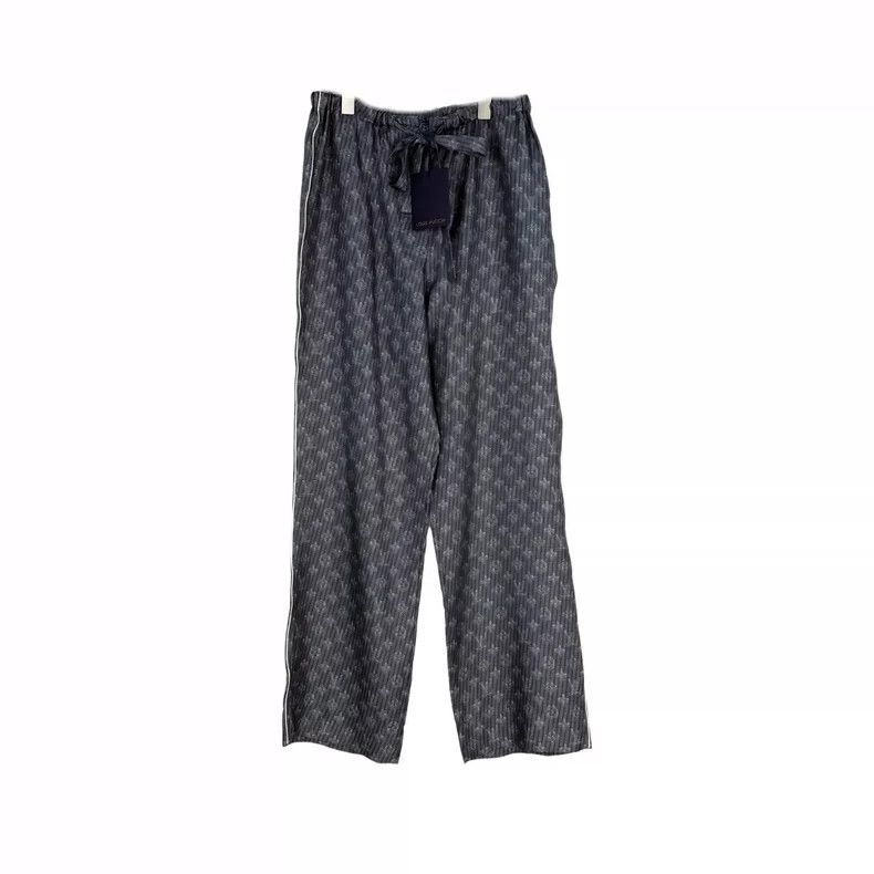 Louis Vuitton Louis Vuitton Colorful grey silk trousers with full logo pa Size US 38 / EU 54 - 1 Thumbnail
