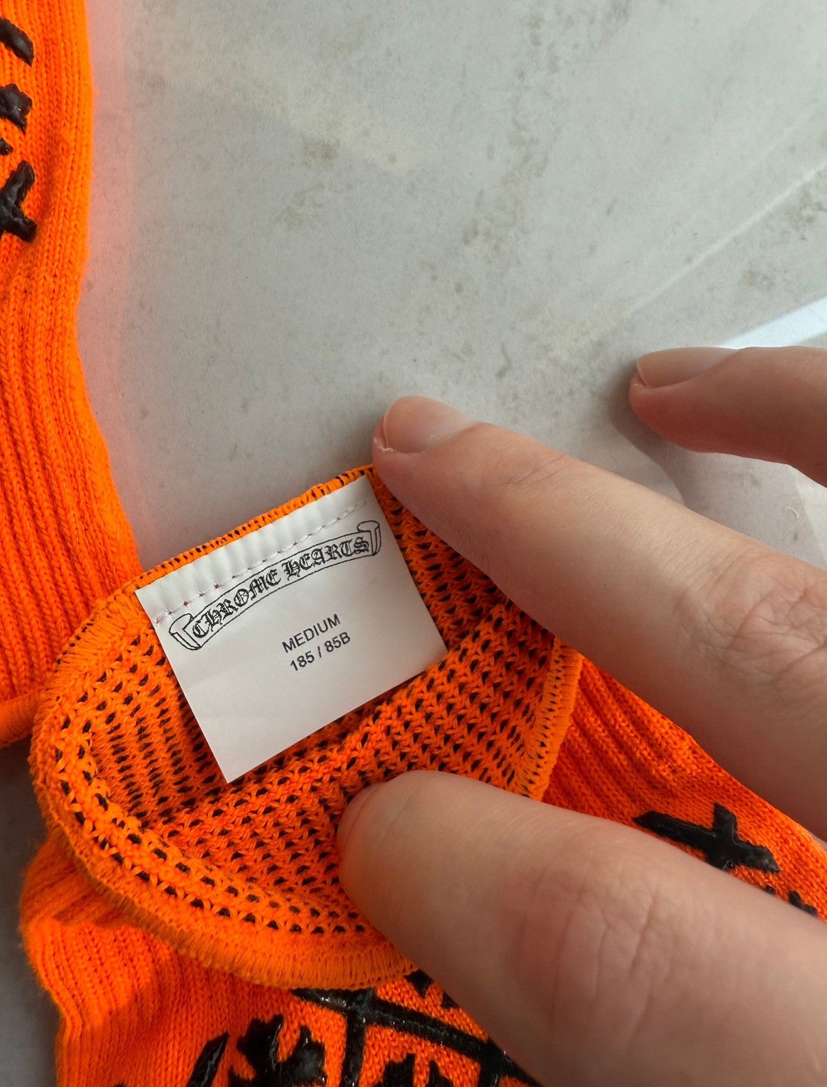Chrome Hearts Chrome Hearts Orange Workwear Gloves Sz.M Size ONE SIZE - 3 Thumbnail