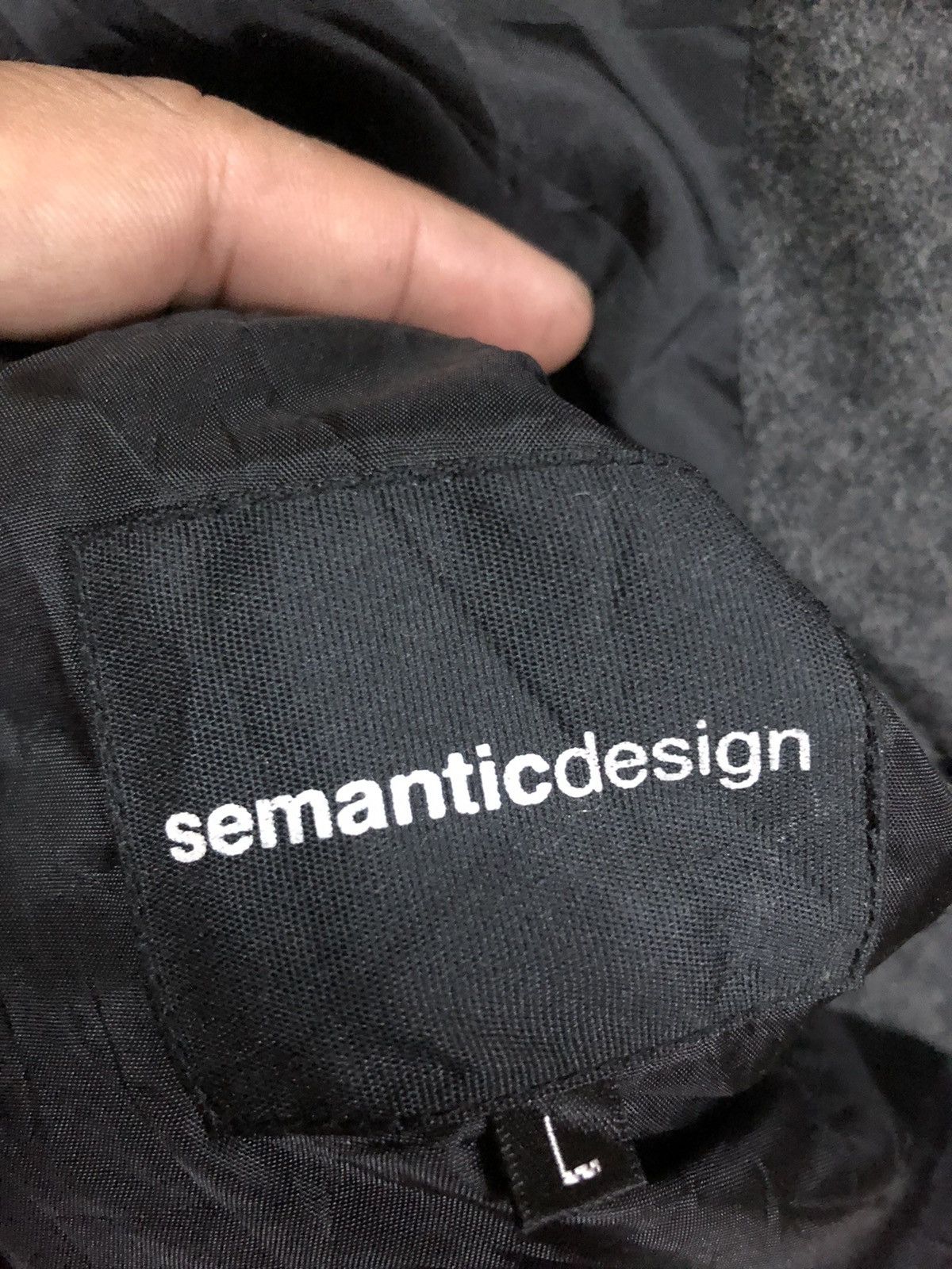 If Six Was Nine × Japanese Brand × semanticdesign Semantic Design Wool Jacket Size US M / EU 48-50 / 2 - 3 Thumbnail