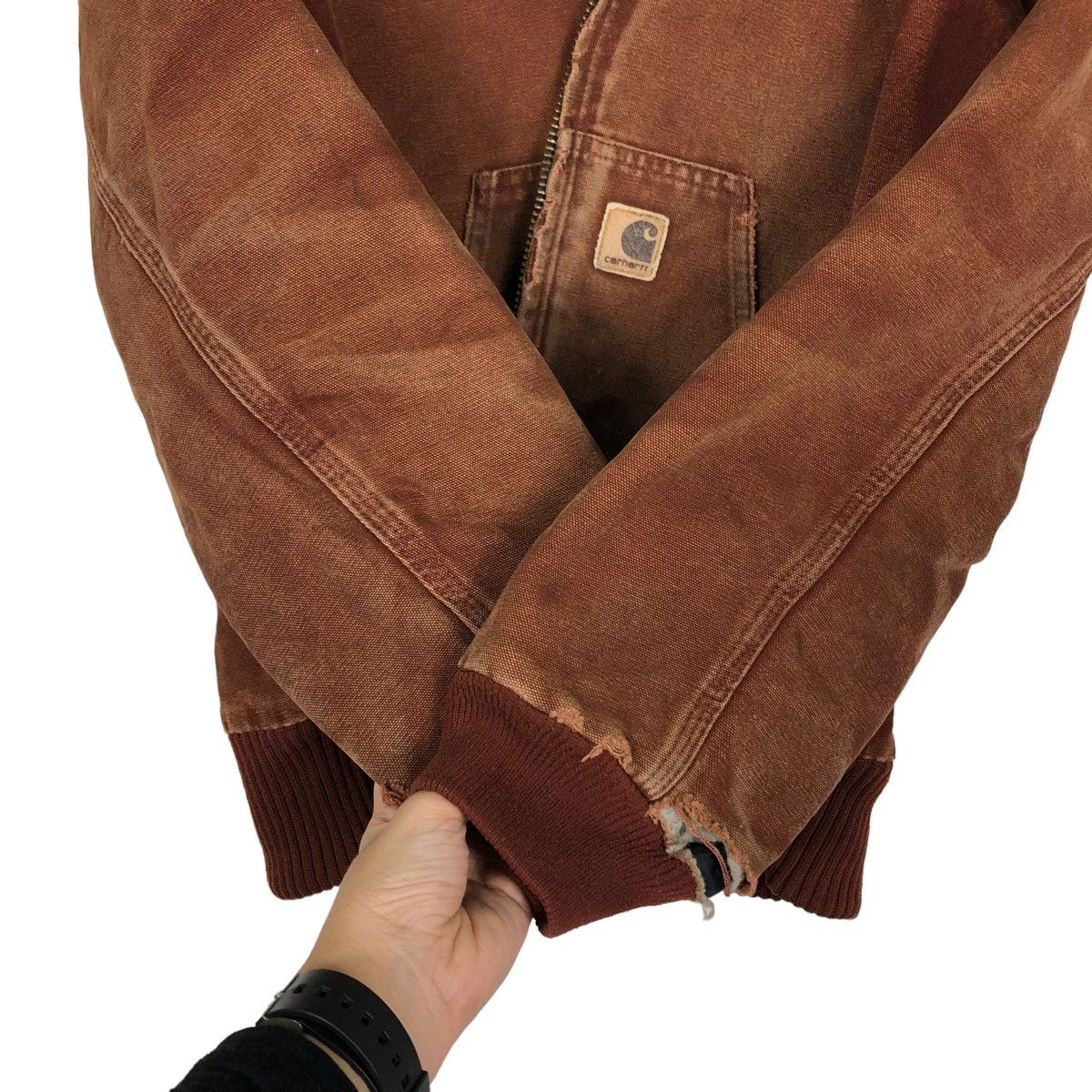 Carhartt 🔥Vtg Distressed Chore Jacket Duck Canvas Carhartt USA Size US M / EU 48-50 / 2 - 14 Thumbnail