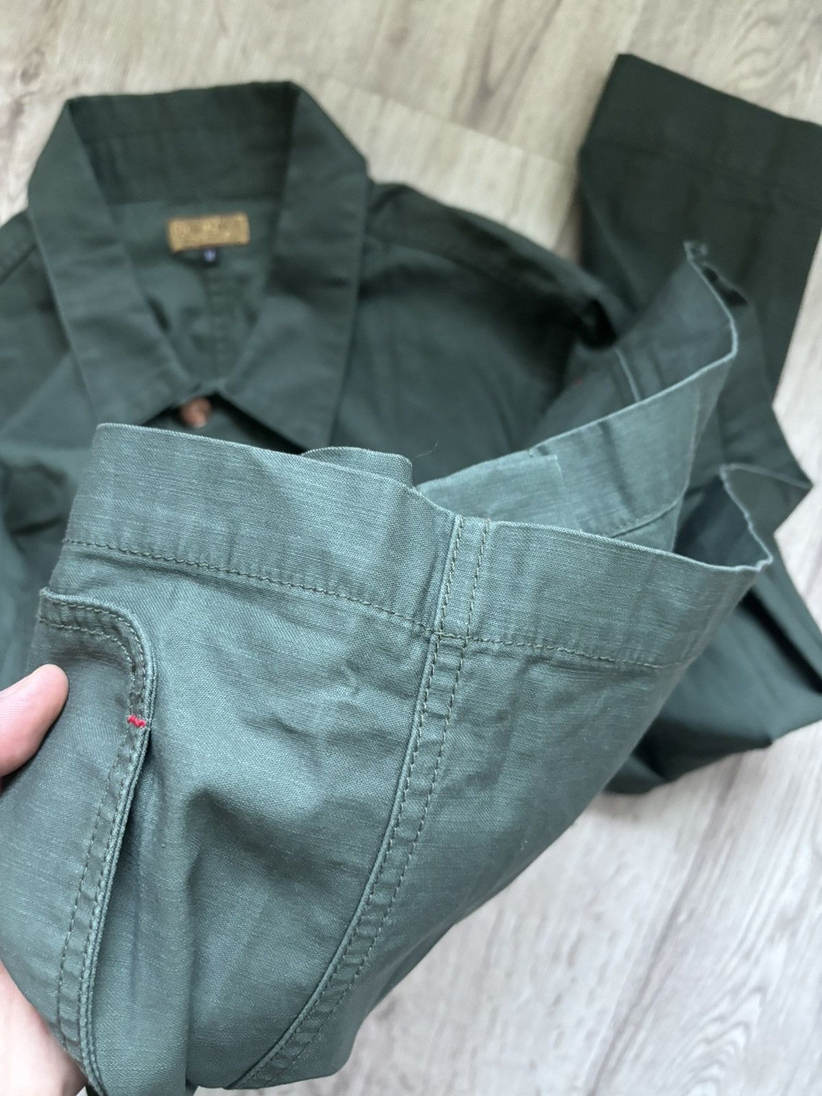 Other Dubbleware Chore Work Jacket Military Green Selvedge Workwea Size US M / EU 48-50 / 2 - 19 Thumbnail