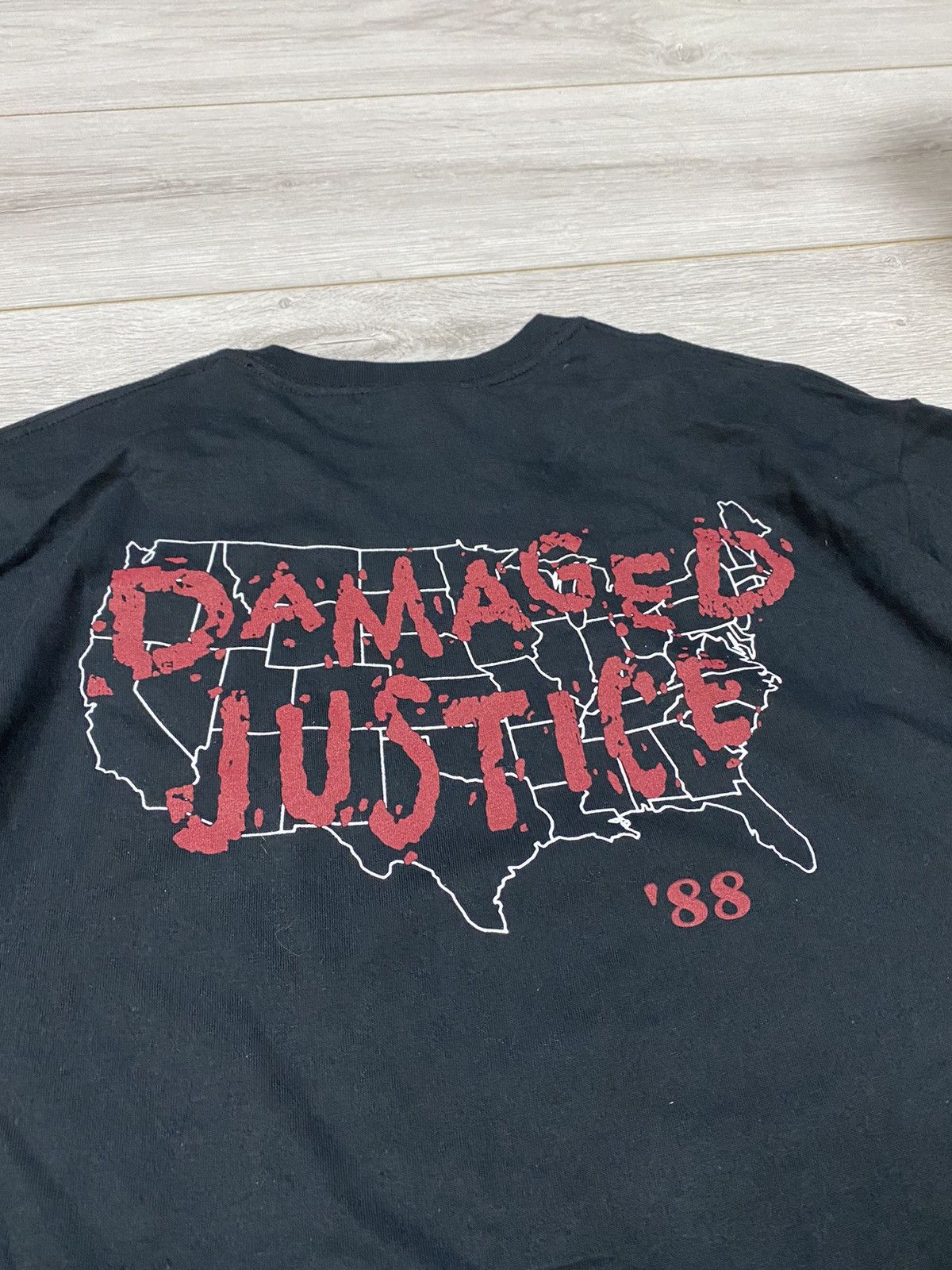 Metallica Metallica Pushead Damaged Justice vintage graphic print tee Size US L / EU 52-54 / 3 - 8 Thumbnail