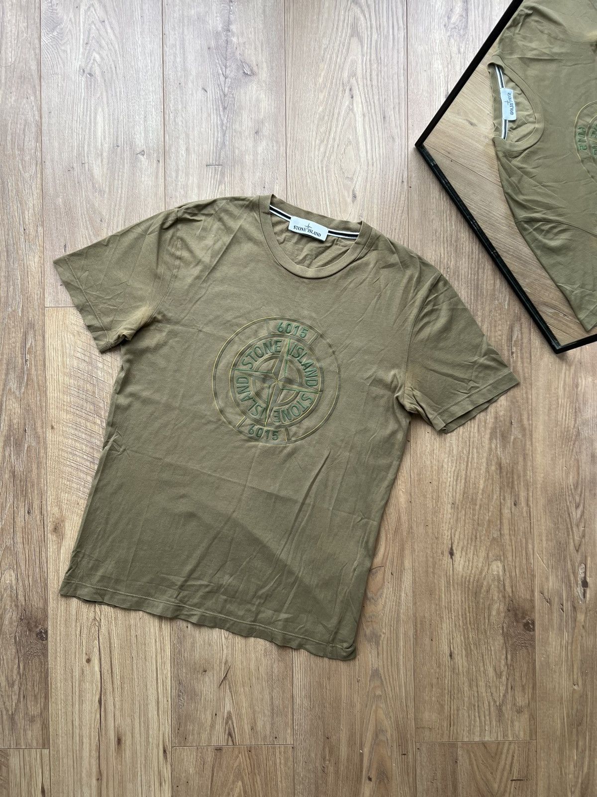 Stone Island STONE ISLAND 6015 BIG LOGO TEE CASUALS RARE Size US M / EU 48-50 / 2 - 1 Thumbnail