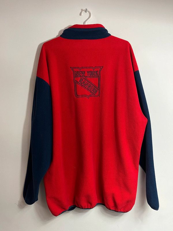 Majestic × NHL × Vintage Polar Half Zip Majestic New York Rangers NHL Size US XL / EU 56 / 4 - 5 Thumbnail