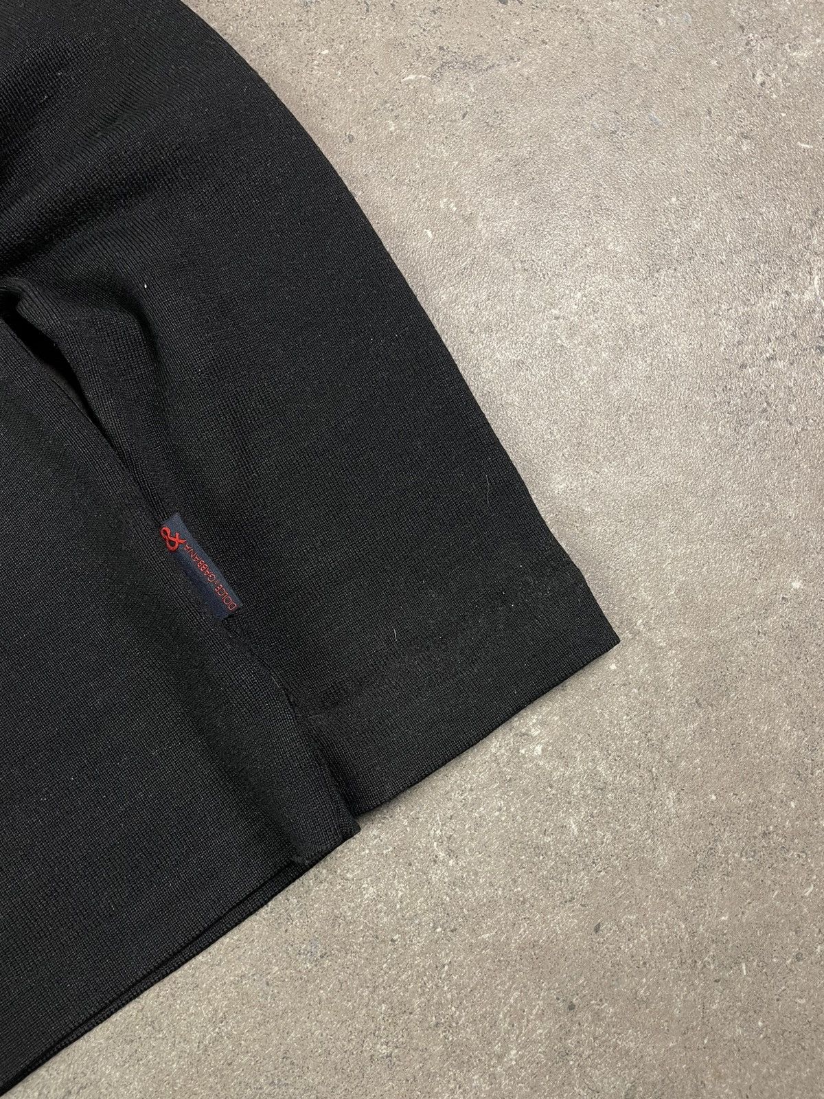 Dolce & Gabbana × Vintage Vintage 90s Dolce Gabbana Quarter 1/3 zip Wool Sweater Size US XL / EU 56 / 4 - 2 Thumbnail