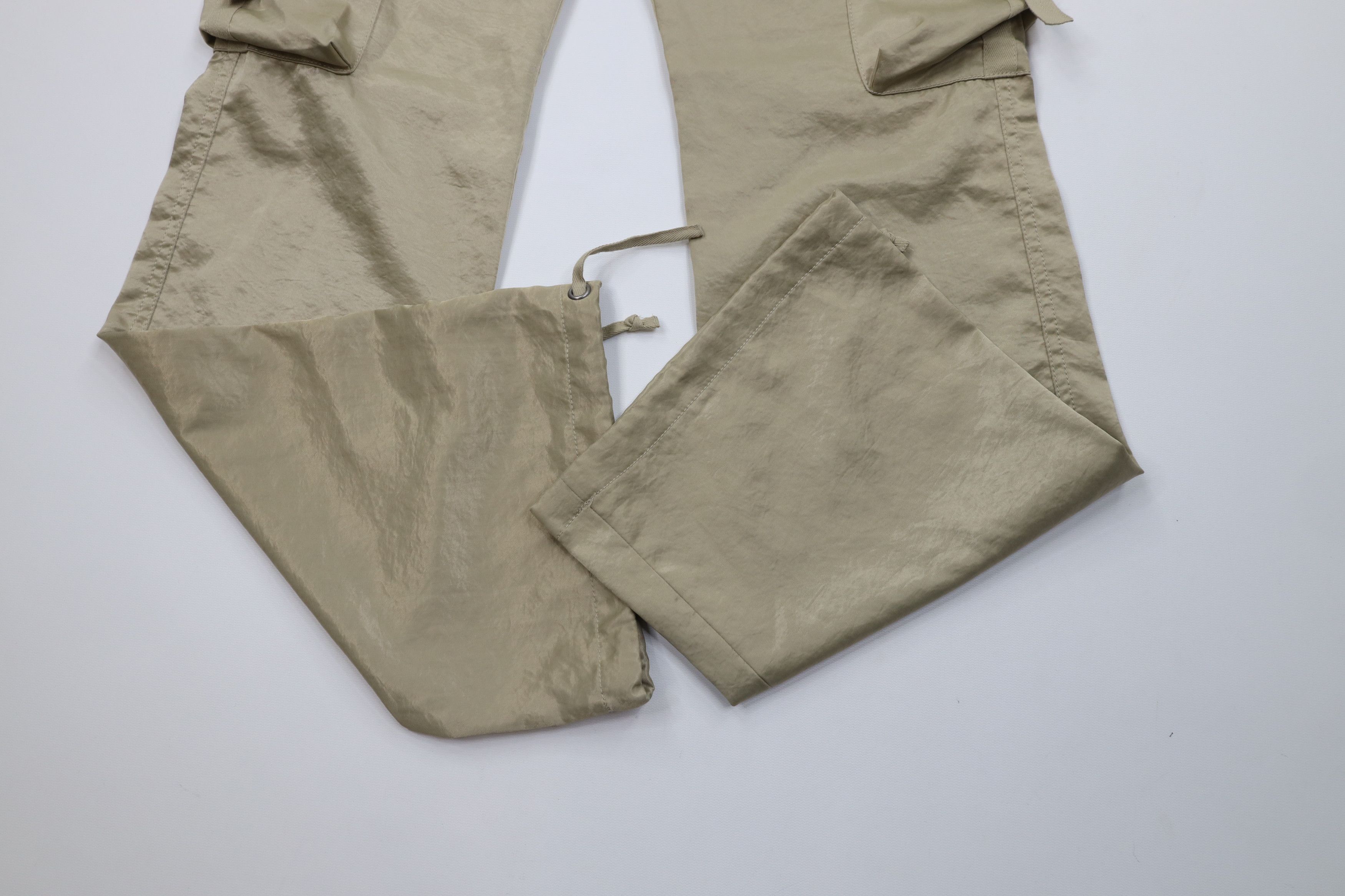 Express Vintage Y2K Express Babydoll Cargo Pants Gold Polyester Size 25" / US 0 / IT 36 - 5 Thumbnail