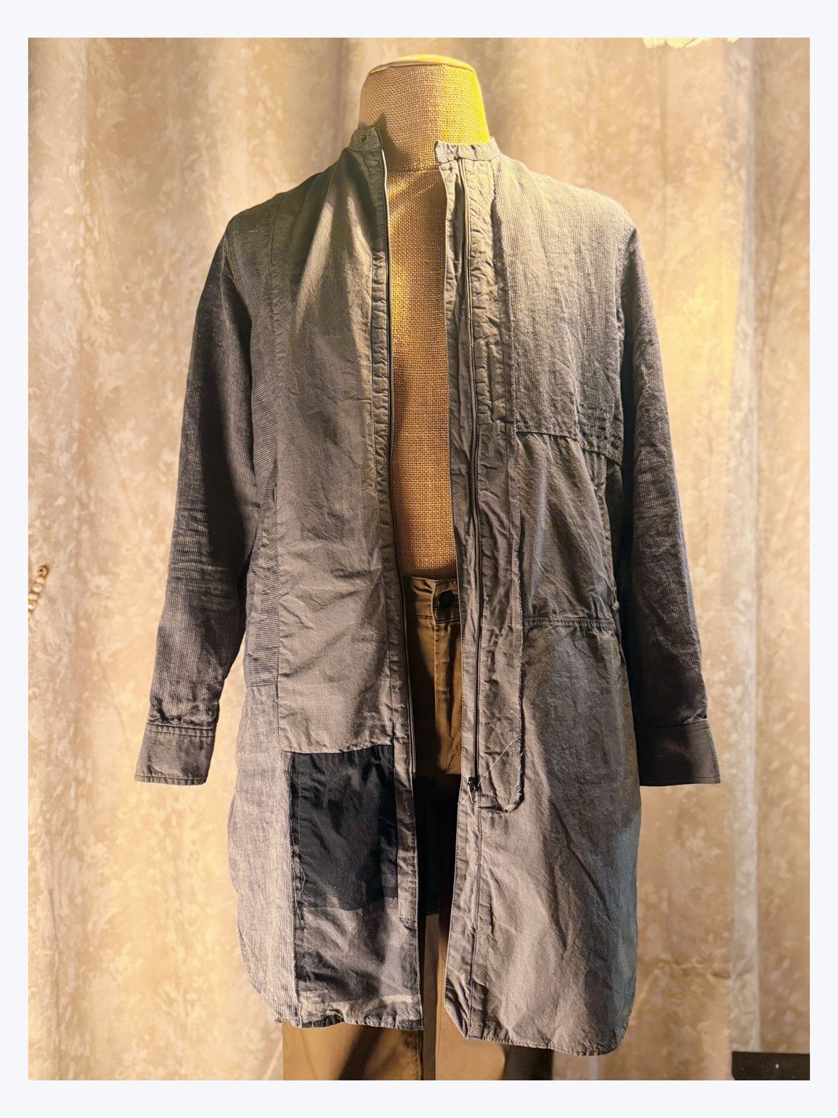 Other Unisex Distressed Patchwork Long Shirt/Jacket – Urban Zen Size US M / EU 48-50 / 2 - 5 Thumbnail