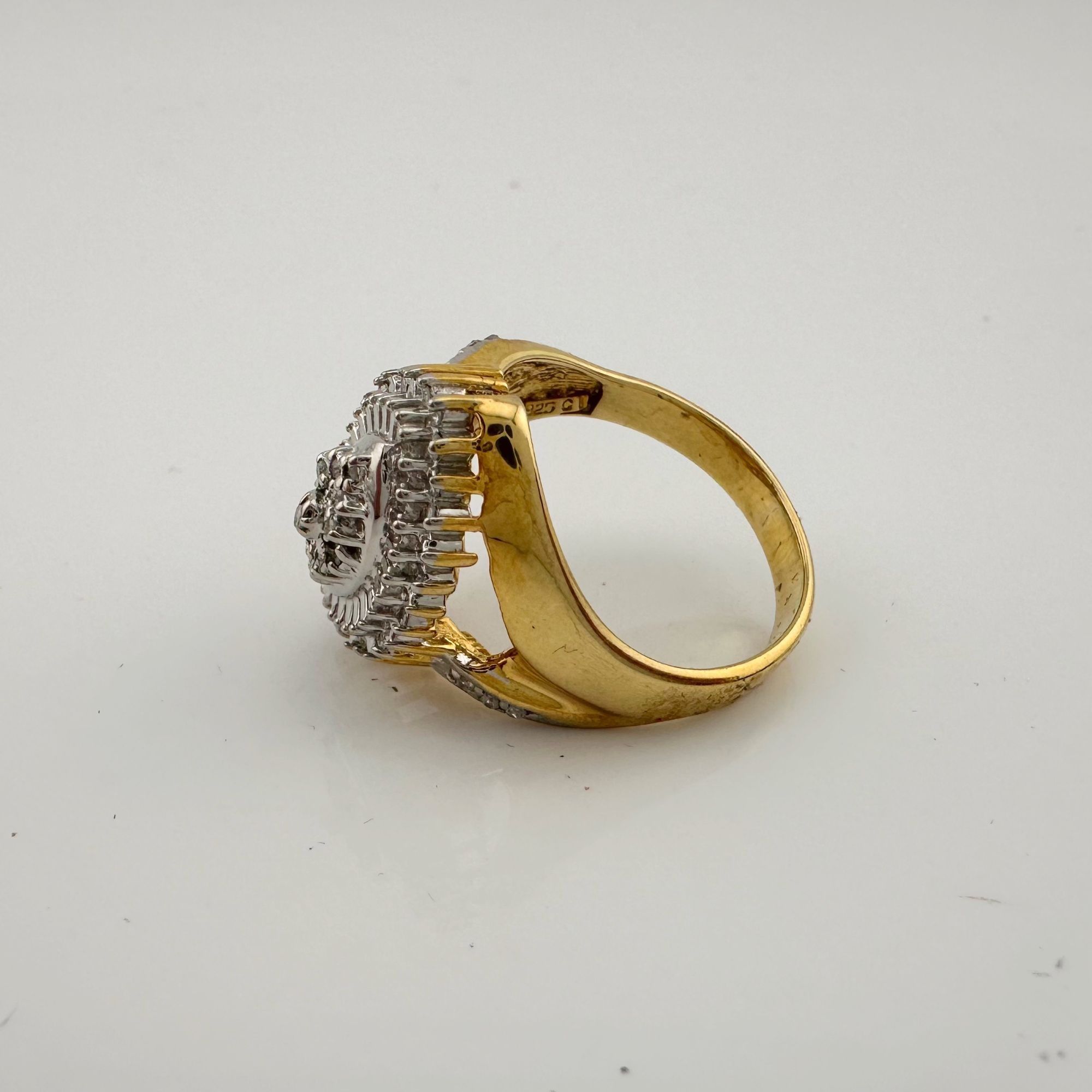 Other Marquise Cut 1/2 Carat Diamond Ring - Gold Plated Silver Size ONE SIZE - 13 Thumbnail