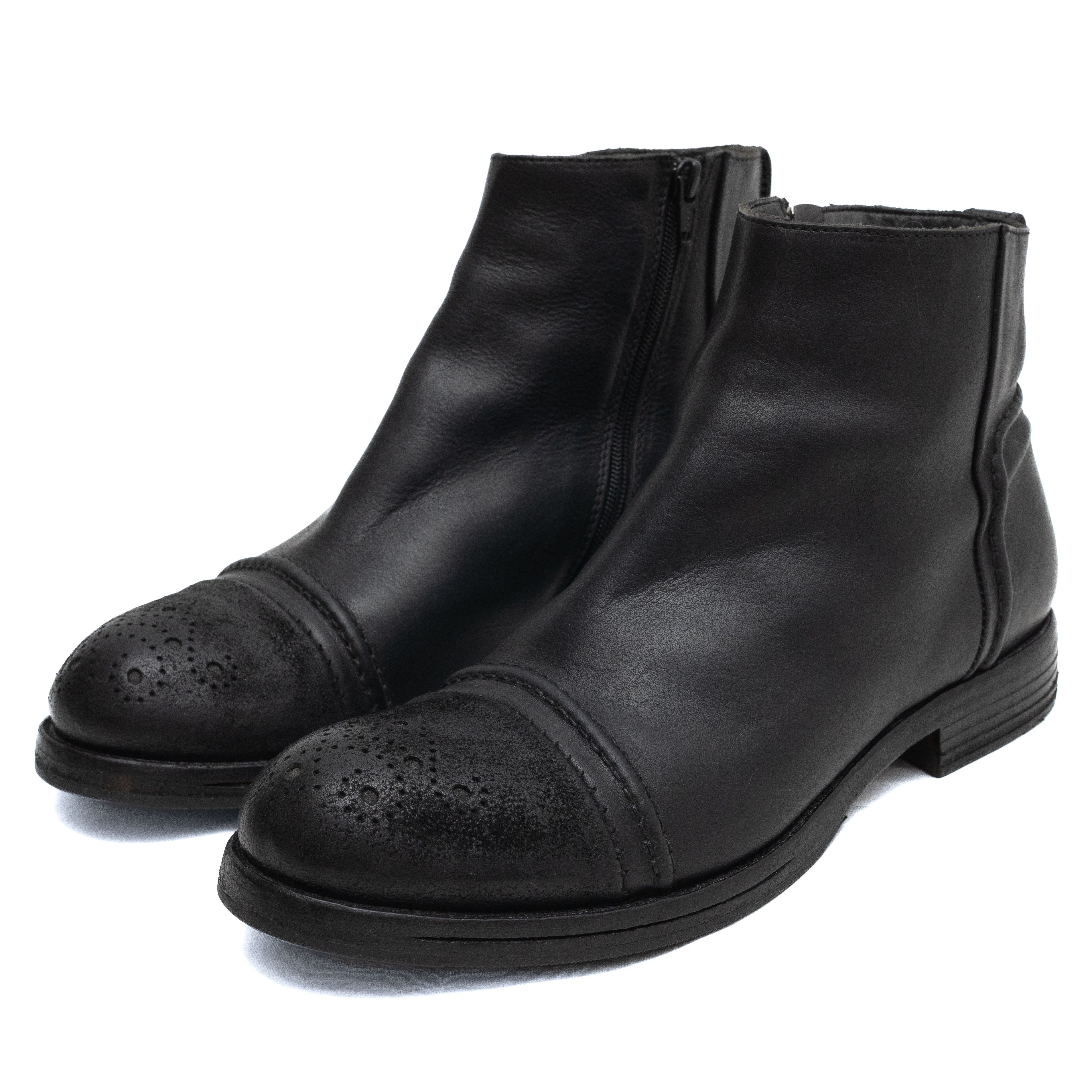 MoMA MOMA Leather Tie Cap Zip Up Boots Size US 8 / EU 41 - 1 Thumbnail