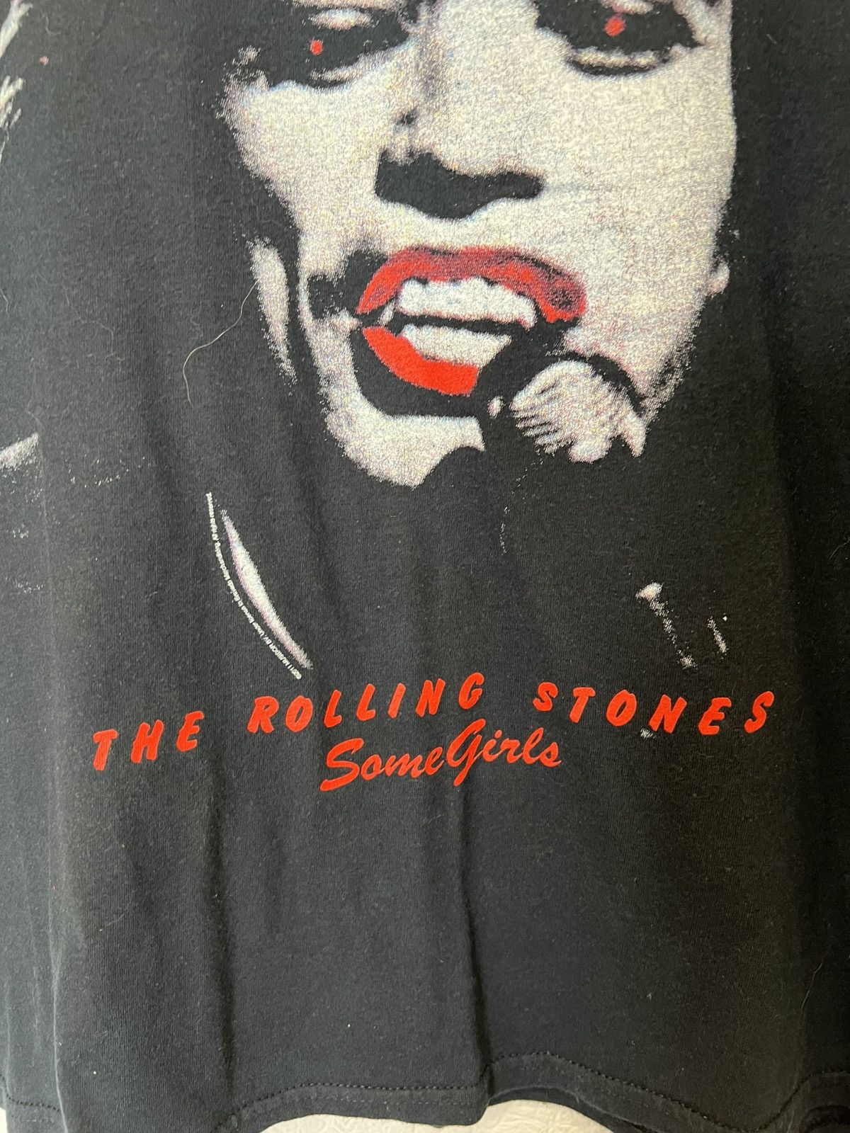 Band Tees Vintage The Rolling Stones Some Girls Black Band T Shirt Tee Size US L / EU 52-54 / 3 - 3 Thumbnail
