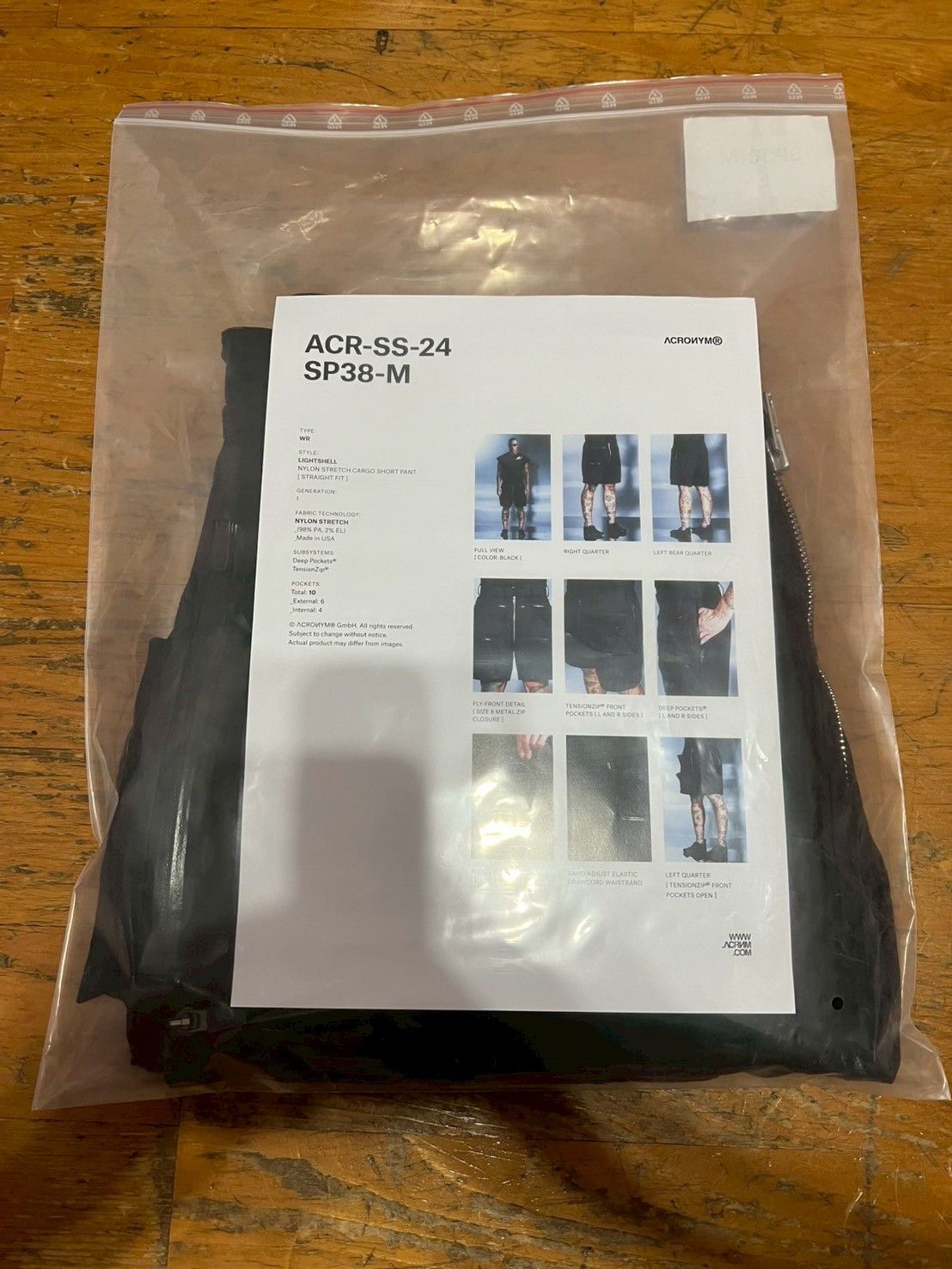 Acronym ACRONYM SP38-M Size US 30 / EU 46 - 3 Thumbnail