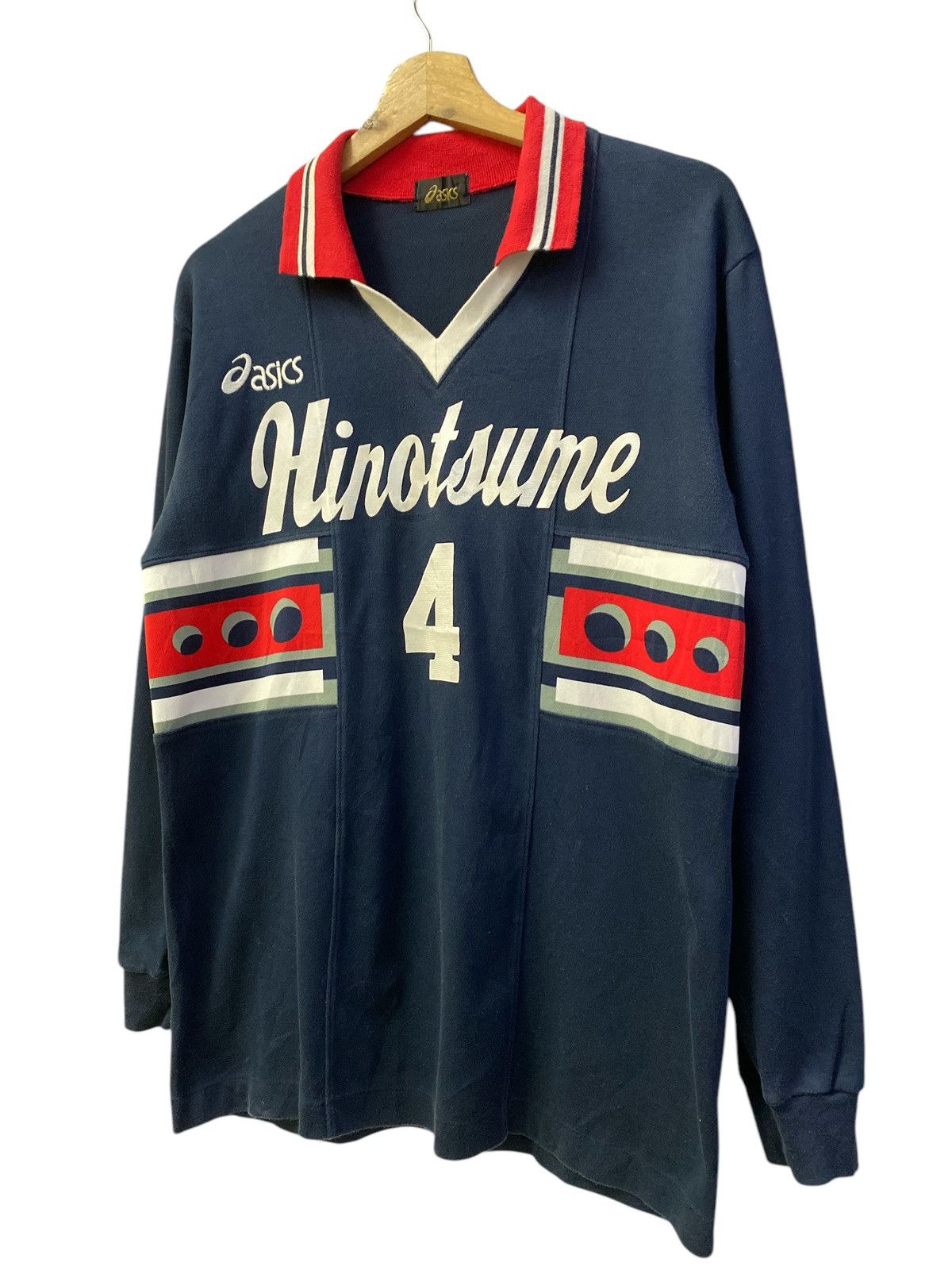 Asics × Vintage Vintage Asics Long Sleeve Jersey Size US L / EU 52-54 / 3 - 2 Thumbnail