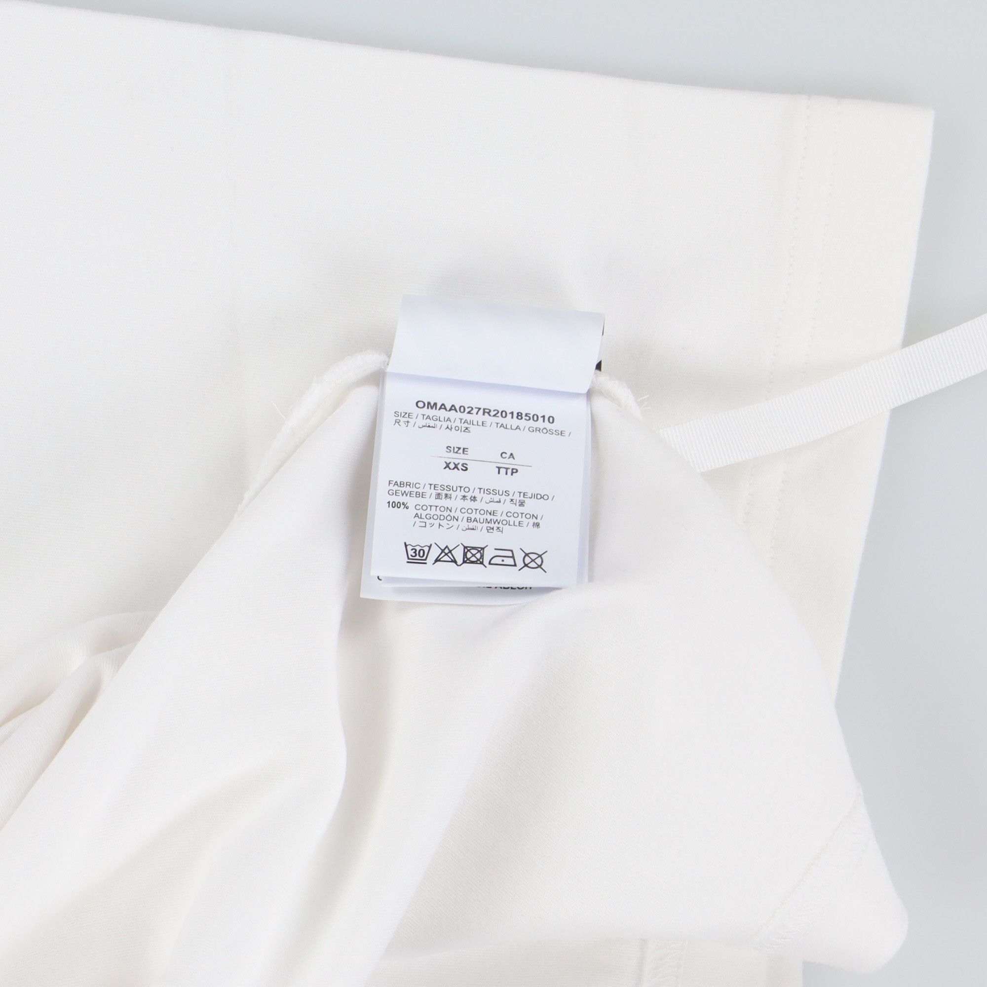 Off-White White And Pink Watercolour Logo T-shirt Size US XXS / EU 40 - 6 Thumbnail